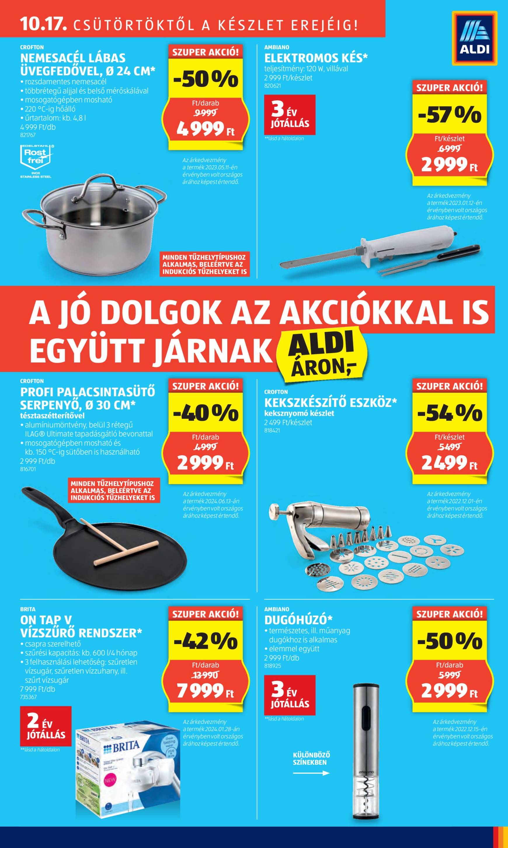 Aldi - Üzletnyitás: Kecskemét, akciós újság, érvényes 10.17. - 10.19. 9