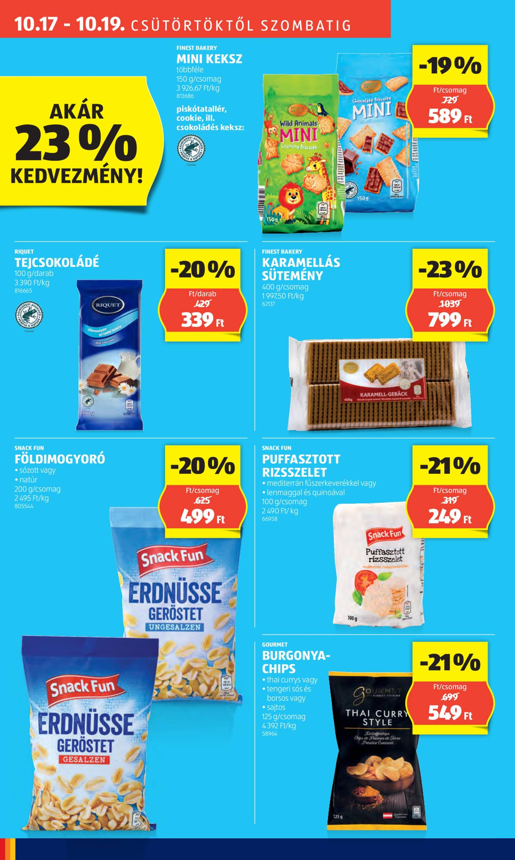 Aldi - Üzletnyitás: Kecskemét, akciós újság, érvényes 10.17. - 10.19. 4