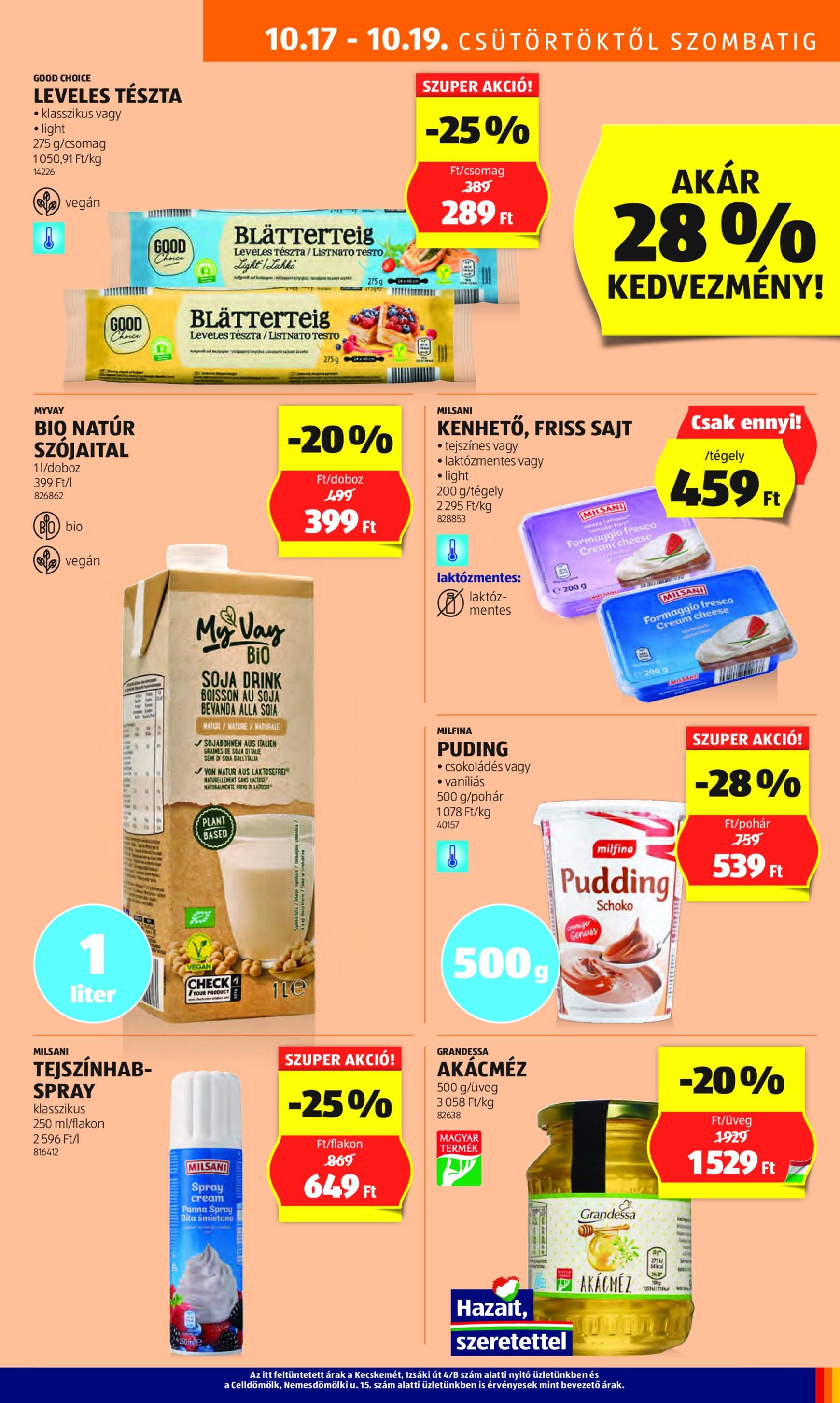 Aldi akciós újság, érvényes 10.17. - 10.22. 9