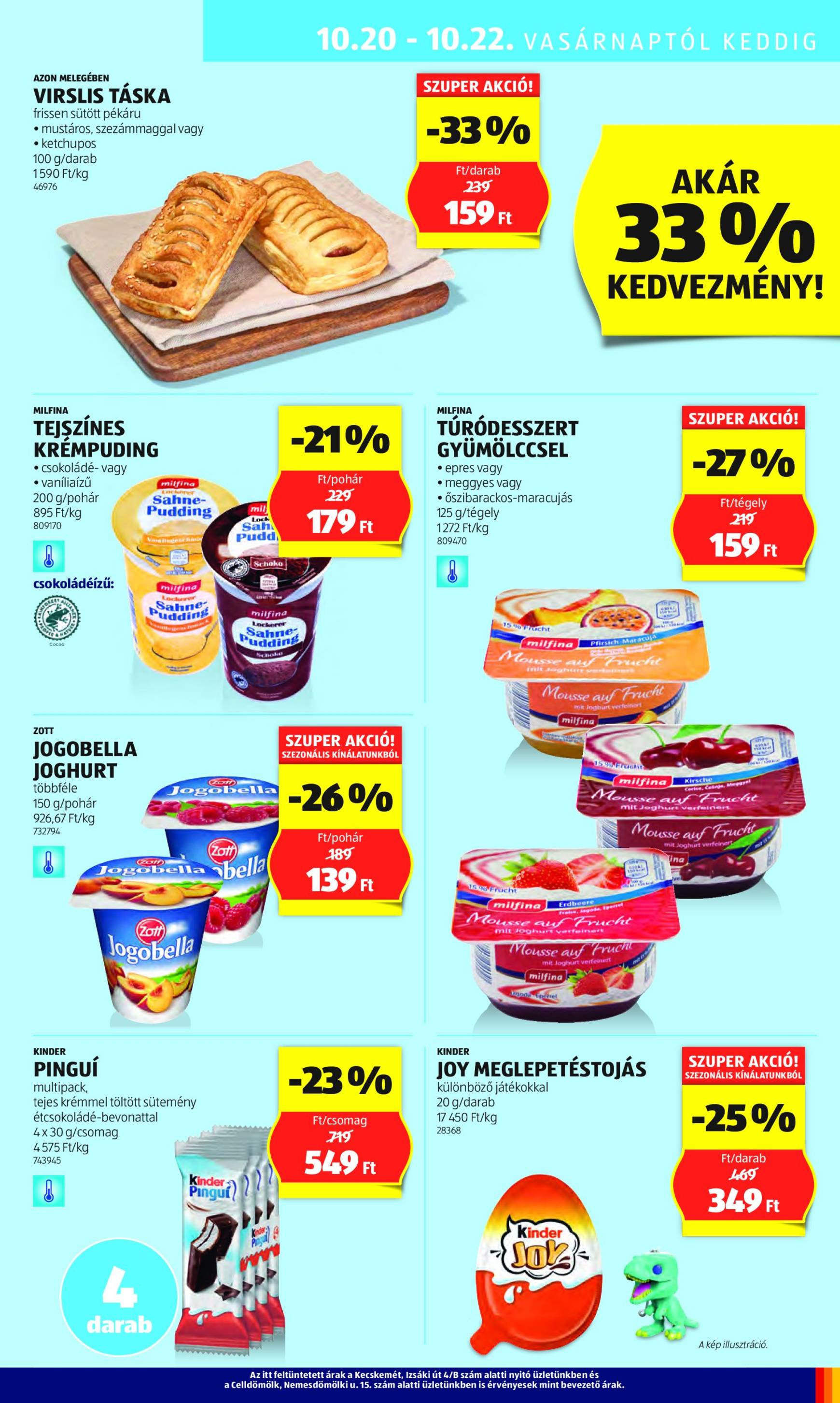 Aldi akciós újság, érvényes 10.17. - 10.22. 33