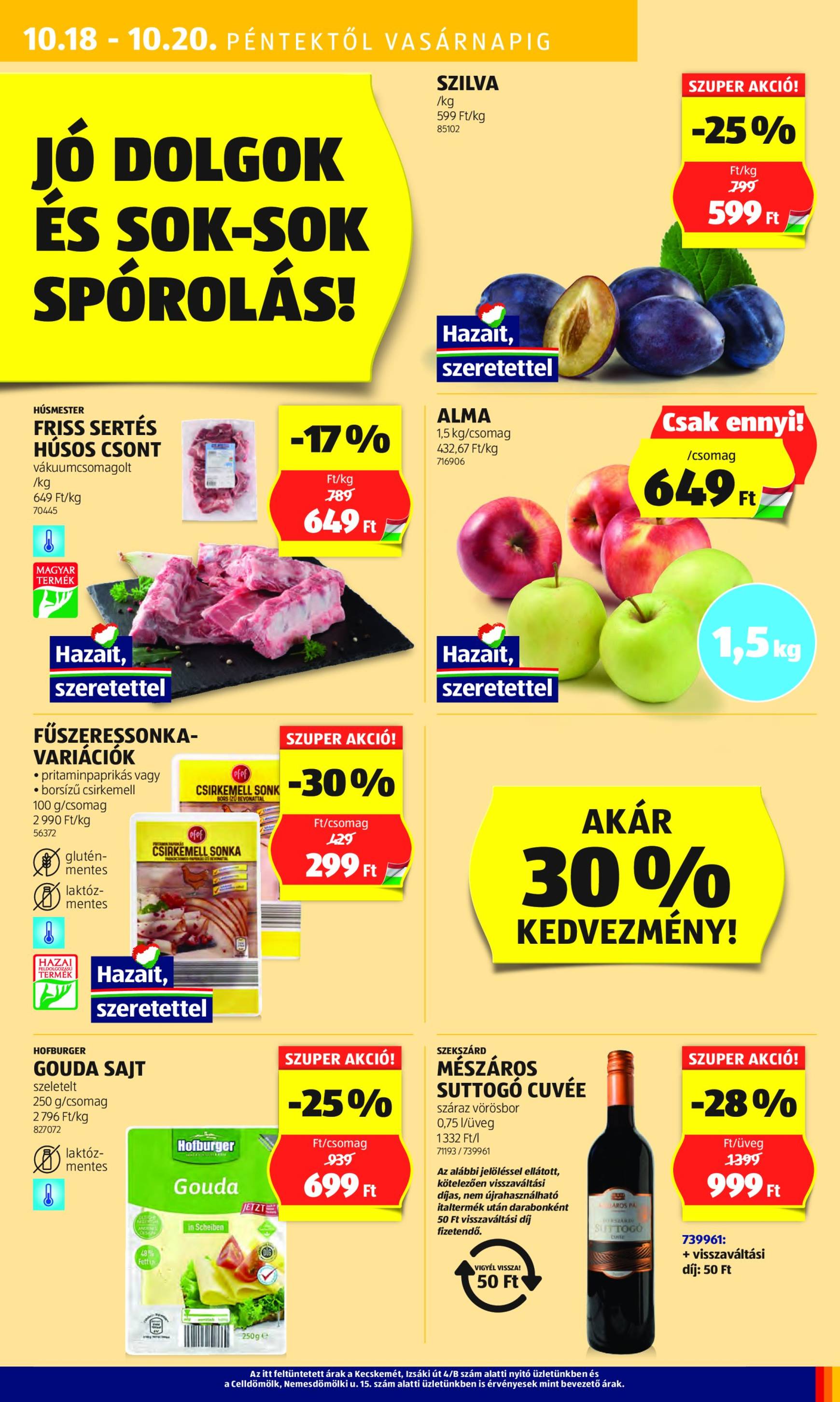 Aldi akciós újság, érvényes 10.17. - 10.22. 53