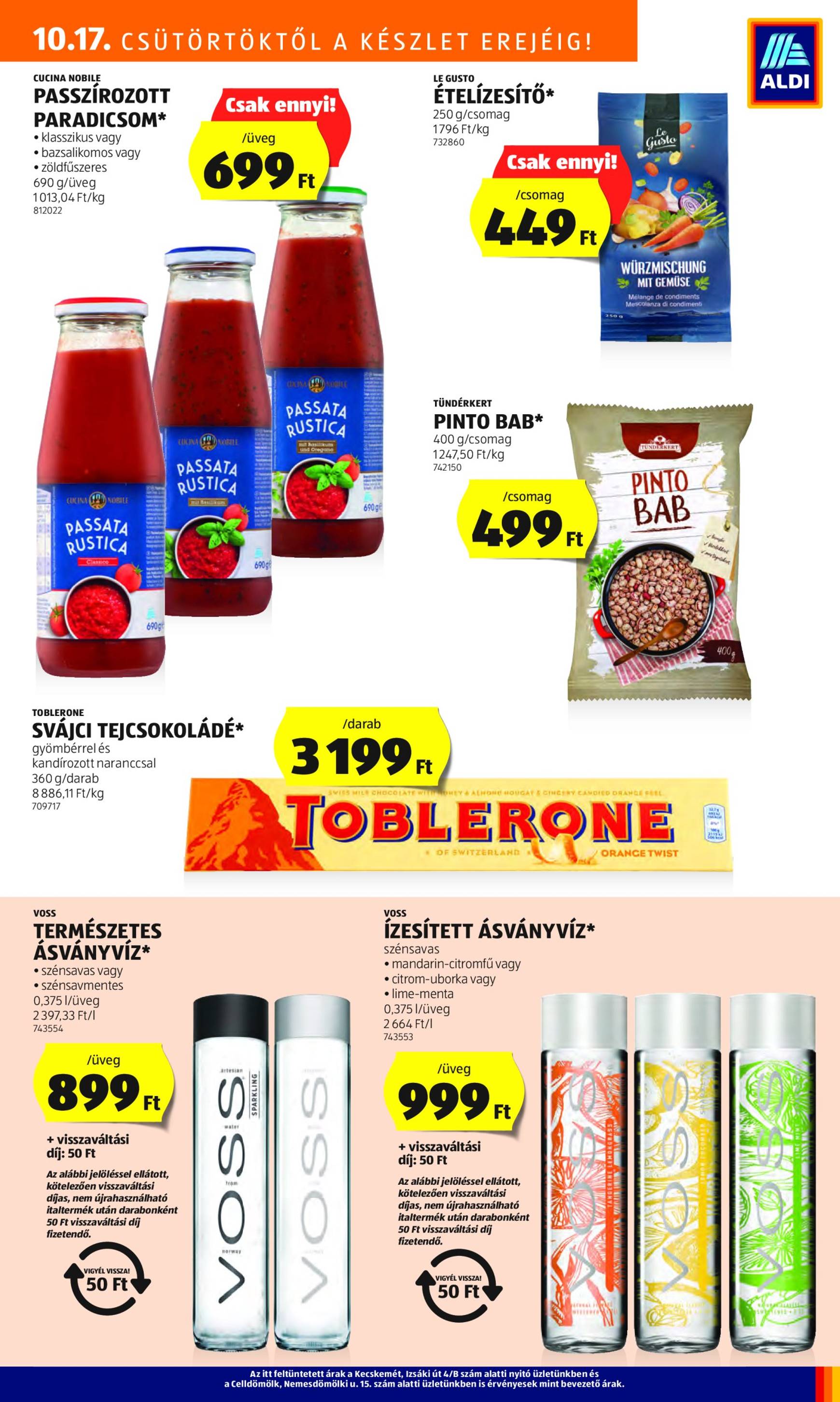 Aldi akciós újság, érvényes 10.17. - 10.22. 17