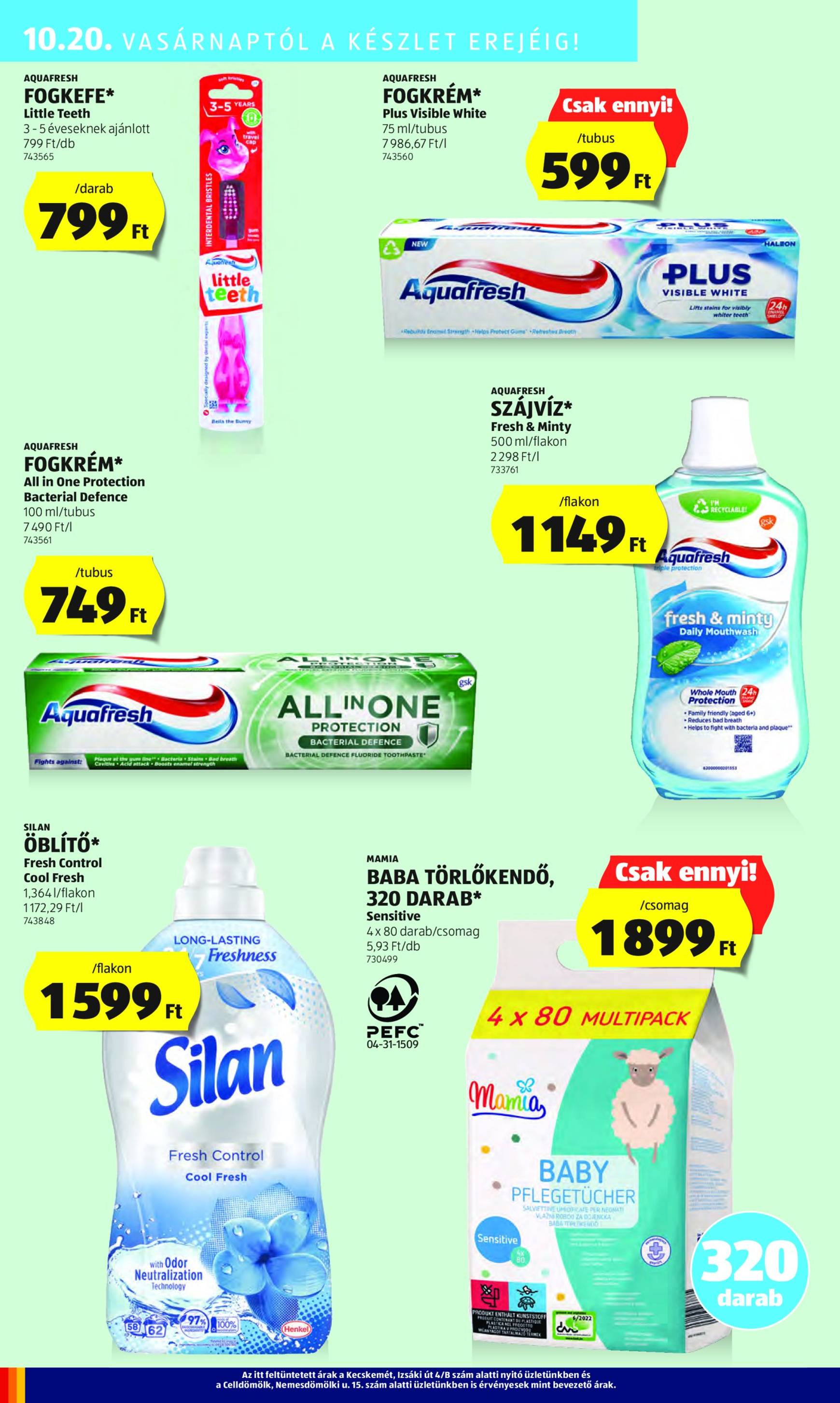 Aldi akciós újság, érvényes 10.17. - 10.22. 50