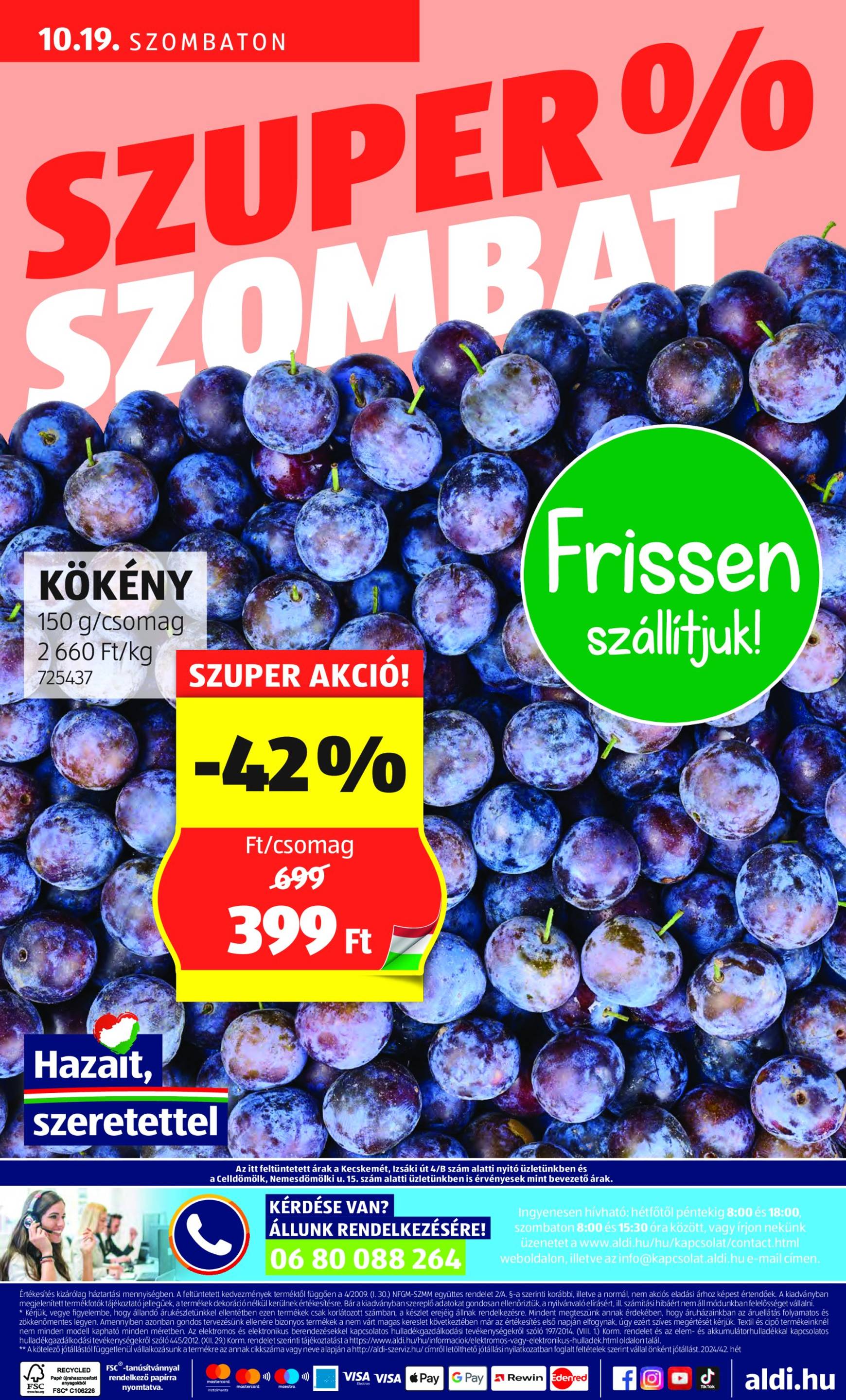 Aldi akciós újság, érvényes 10.17. - 10.22. 58