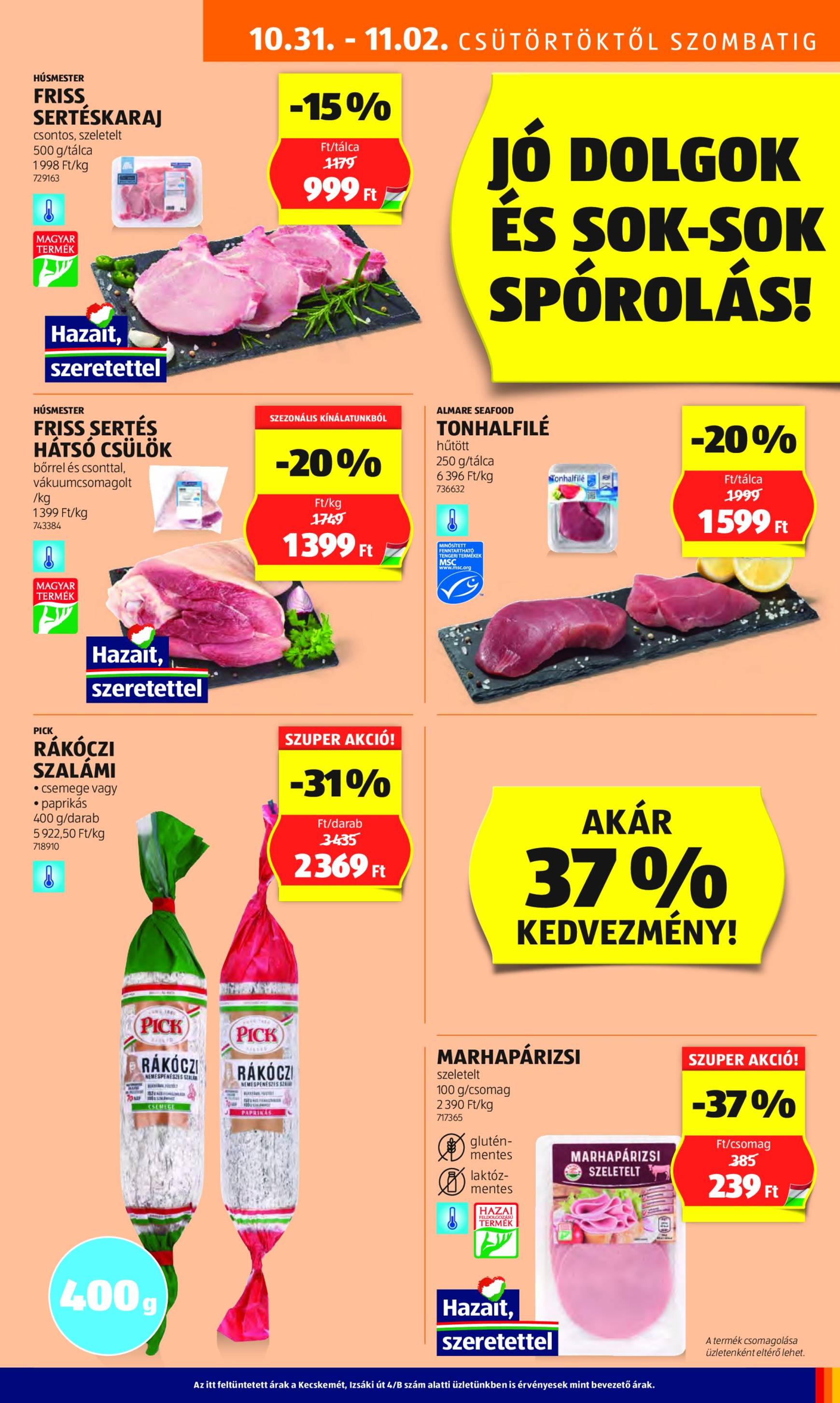 Aldi akciós újság, érvényes 10.31. - 11.06. 7