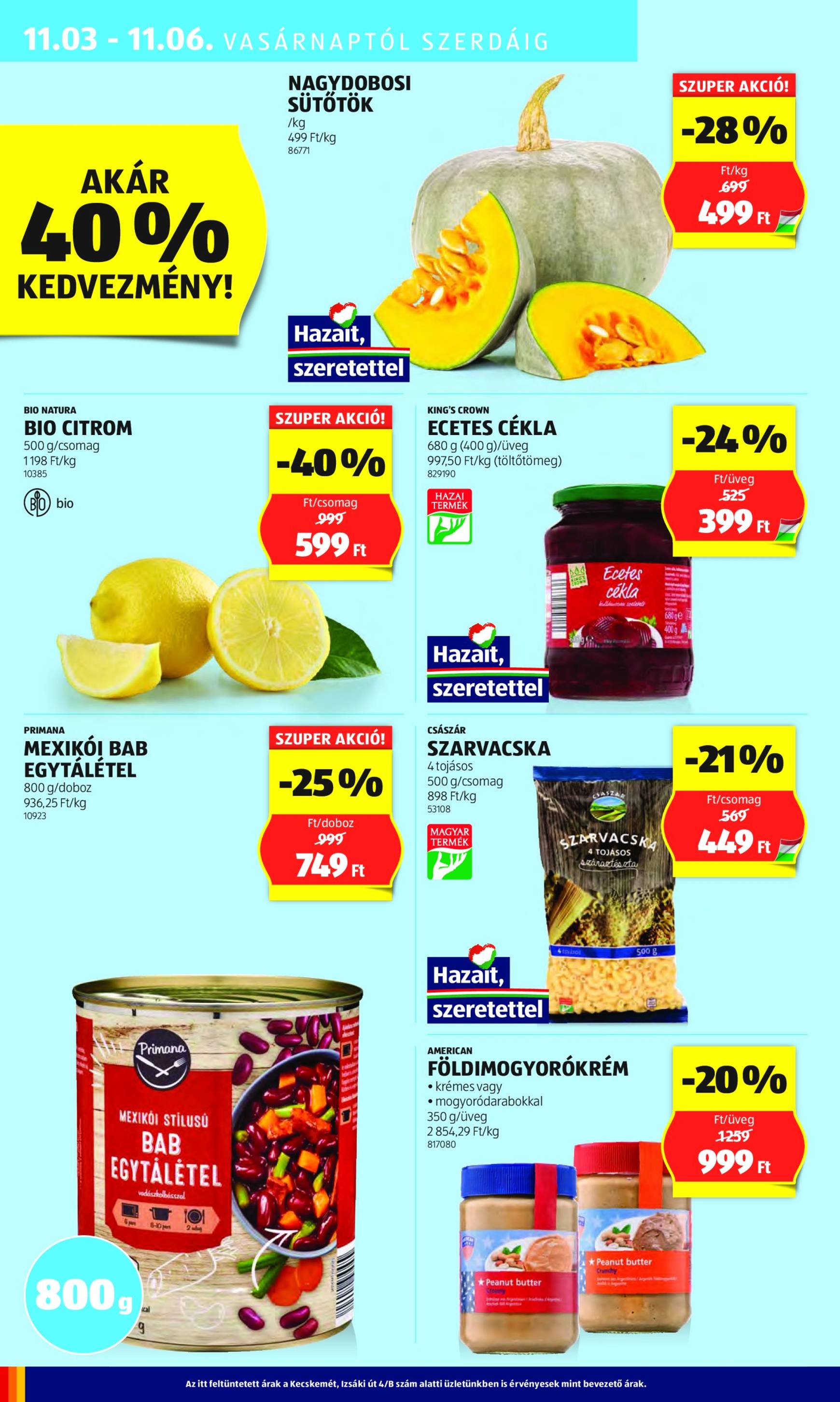 Aldi akciós újság, érvényes 10.31. - 11.06. 32