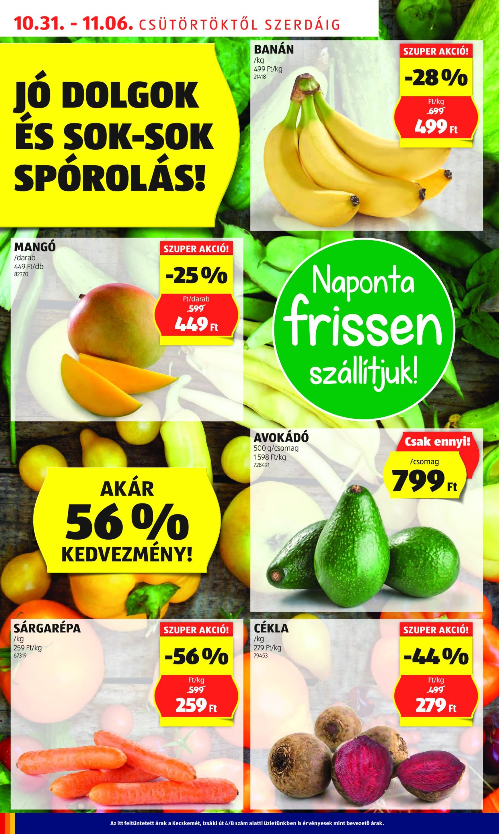 Aldi akciós újság, érvényes 10.31. - 11.06. 4