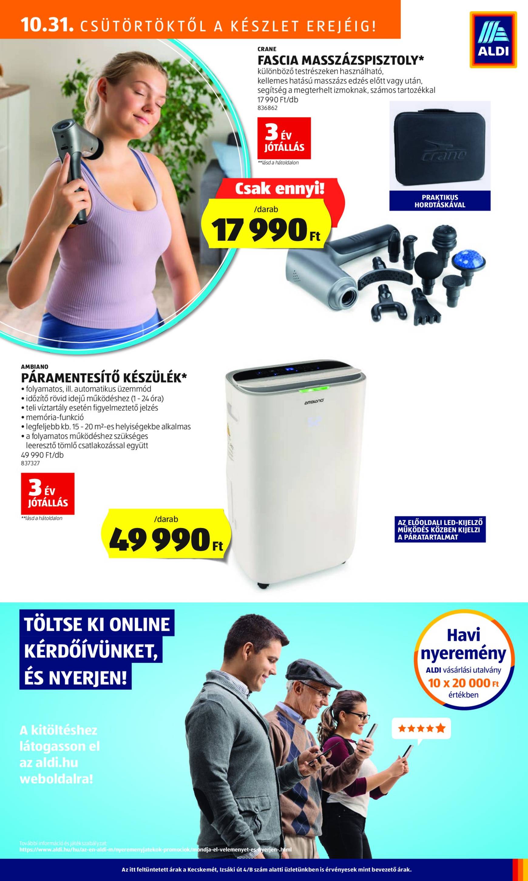 Aldi akciós újság, érvényes 10.31. - 11.06. 23