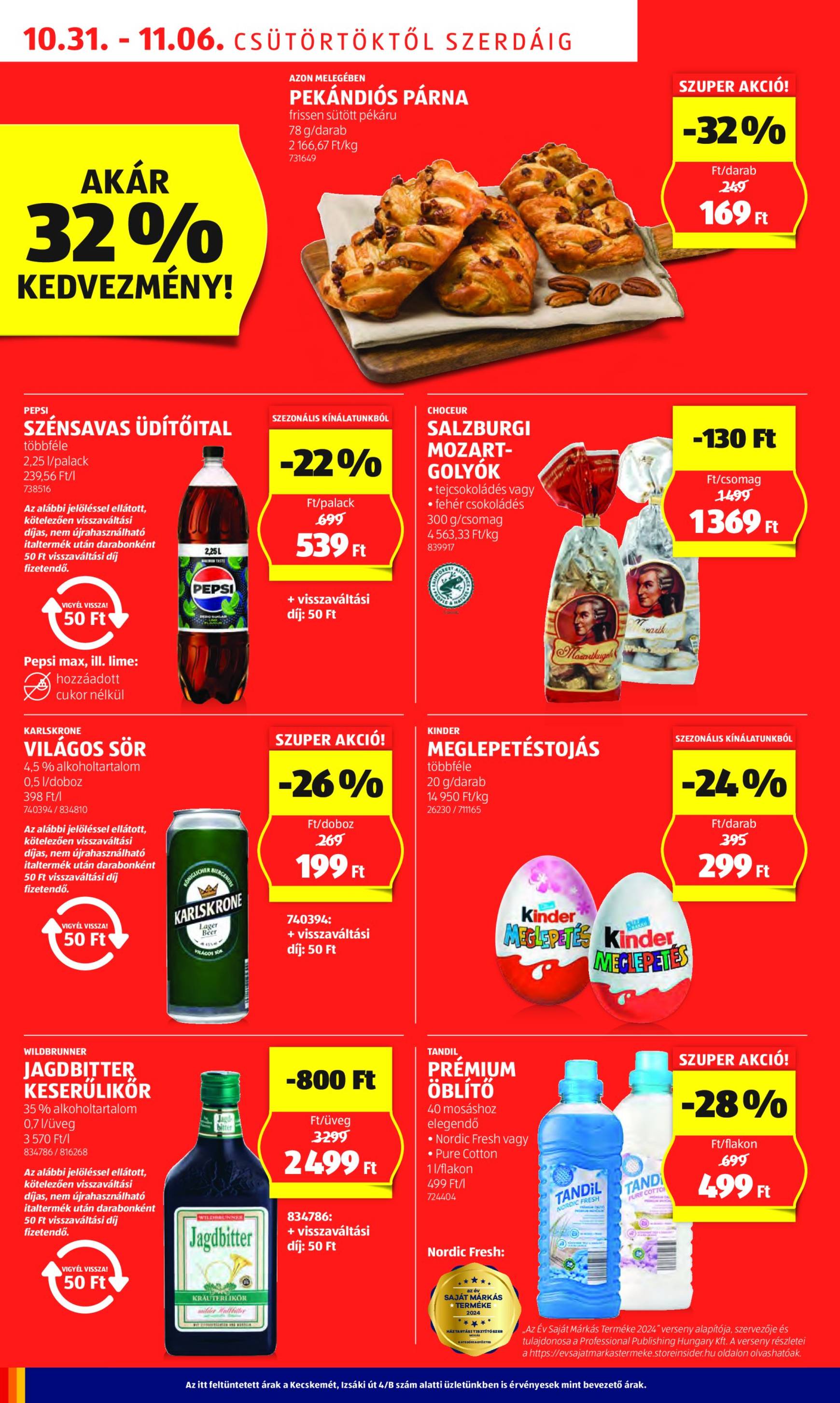 Aldi akciós újság, érvényes 10.31. - 11.06. 6