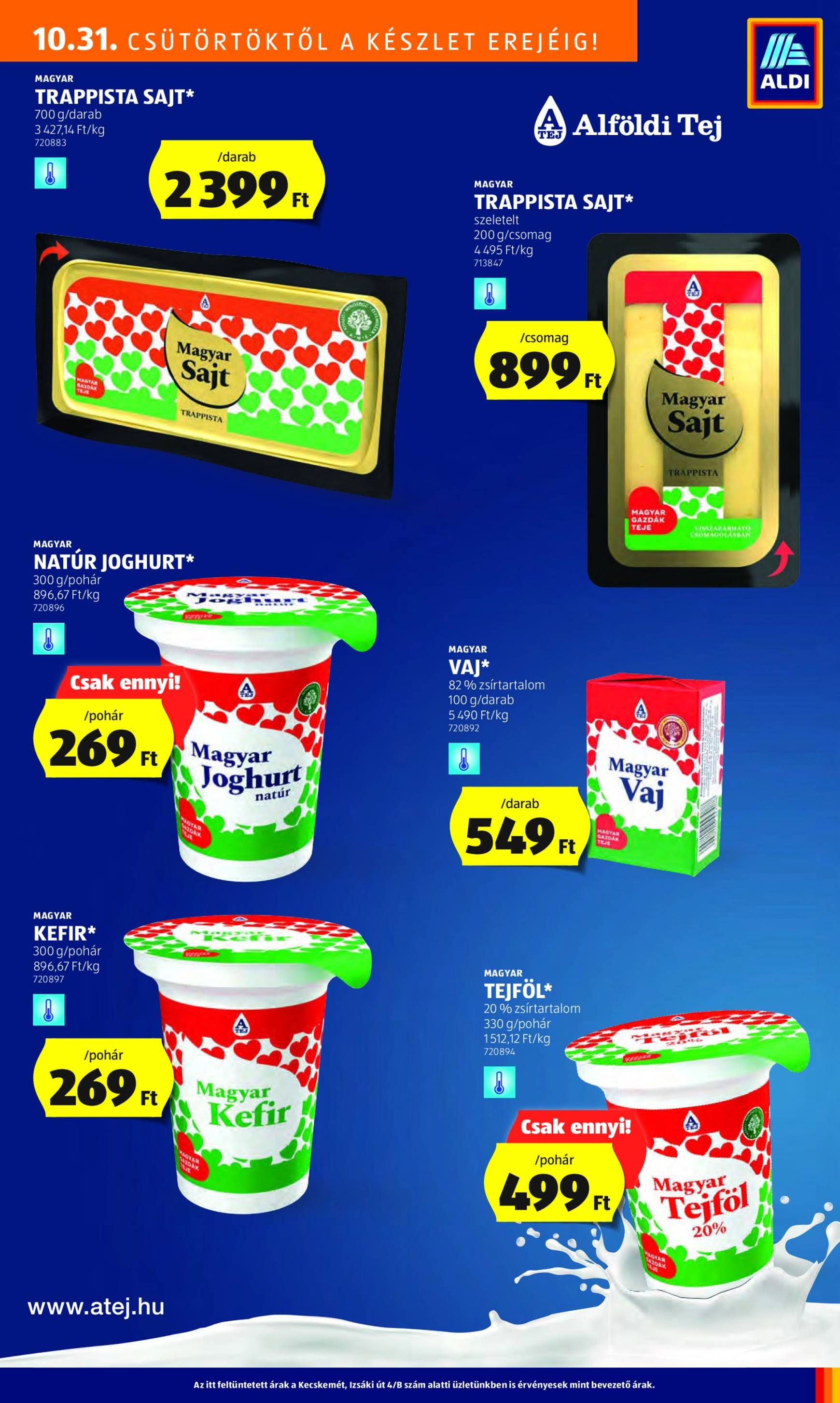 Aldi akciós újság, érvényes 10.31. - 11.06. 15