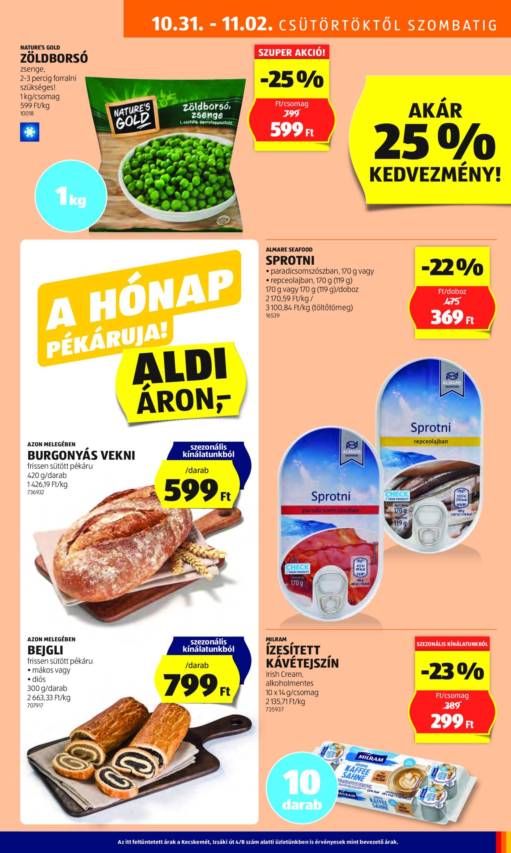 Aldi akciós újság, érvényes 10.31. - 11.06. 9