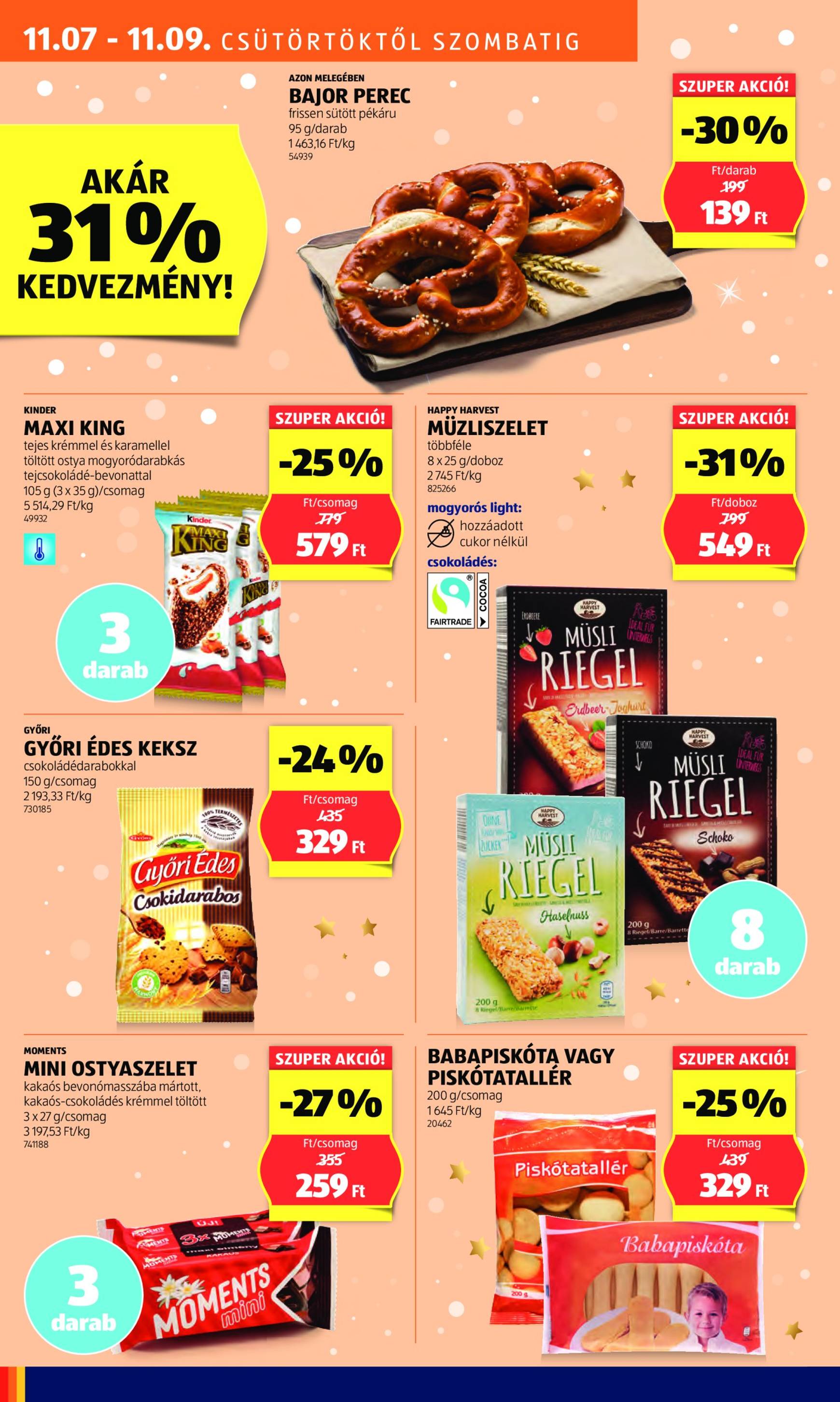 Aldi akciós újság, érvényes 11.07. - 11.13. 10