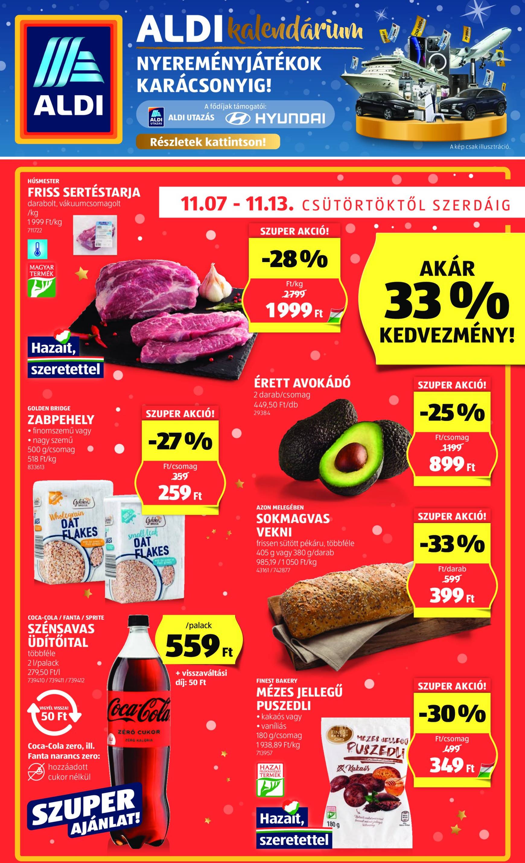 Aldi akciós újság, érvényes 11.07. - 11.13.