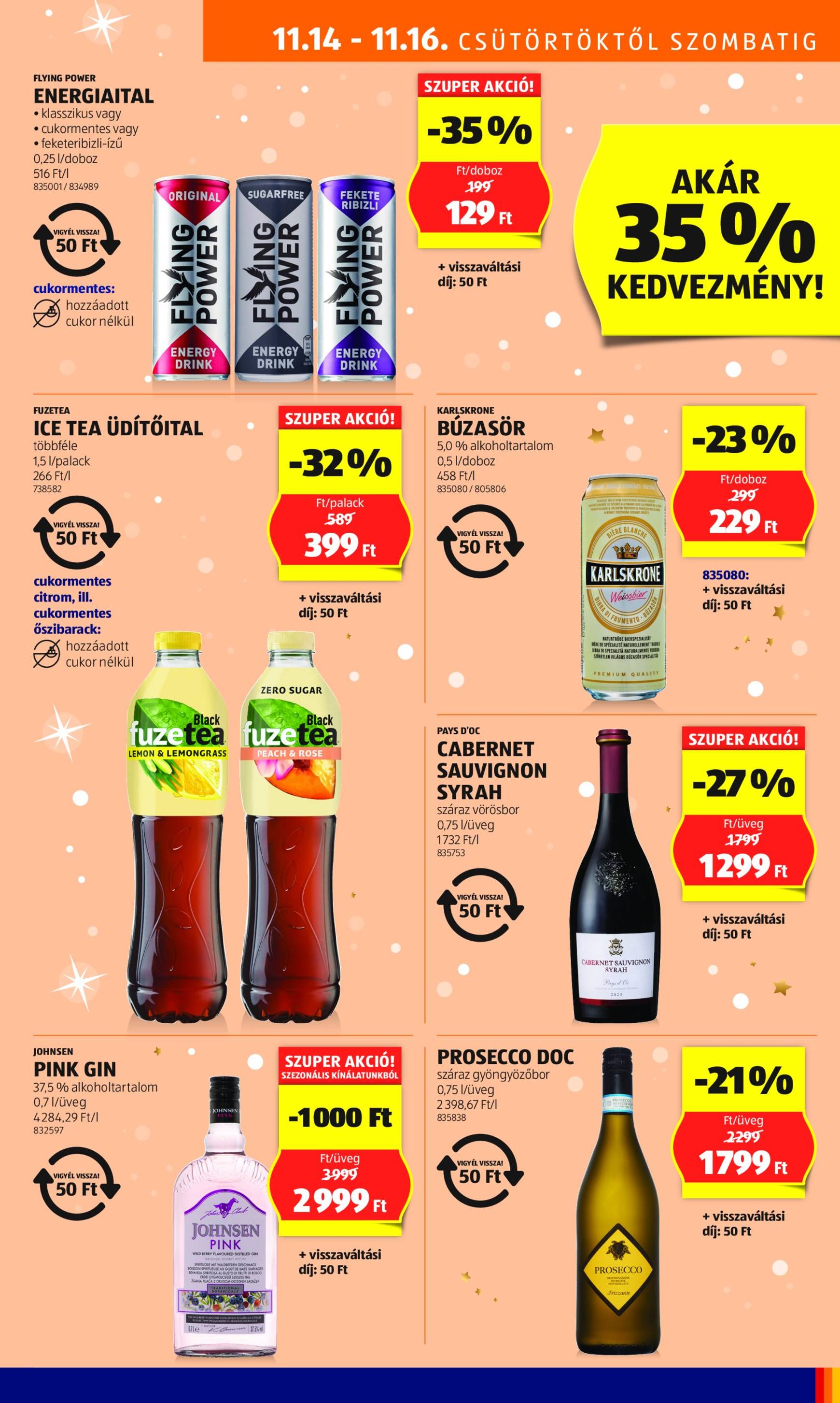 Aldi akciós újság, érvényes 11.14. - 11.20. 11