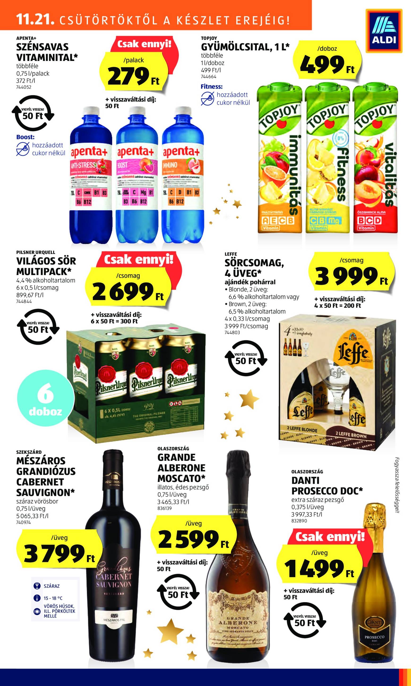 Aldi akciós újság, érvényes 11.21. - 11.27. 25