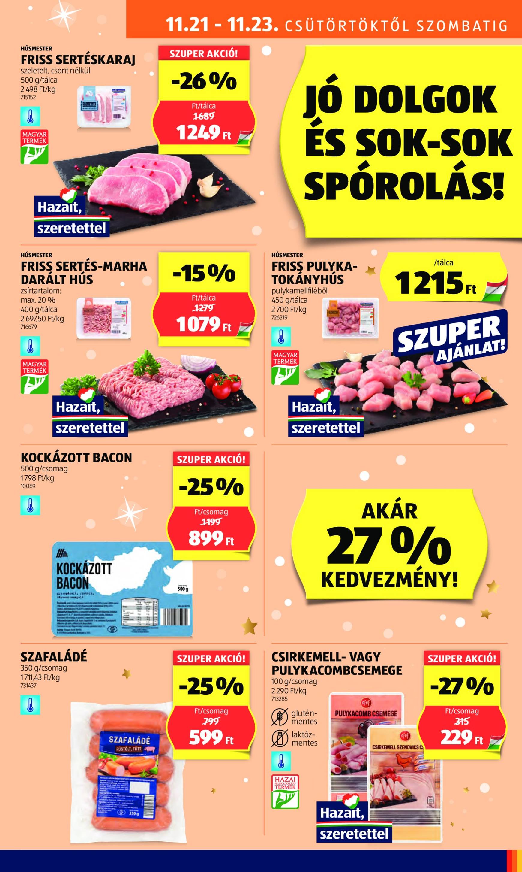 Aldi akciós újság, érvényes 11.21. - 11.27. 13