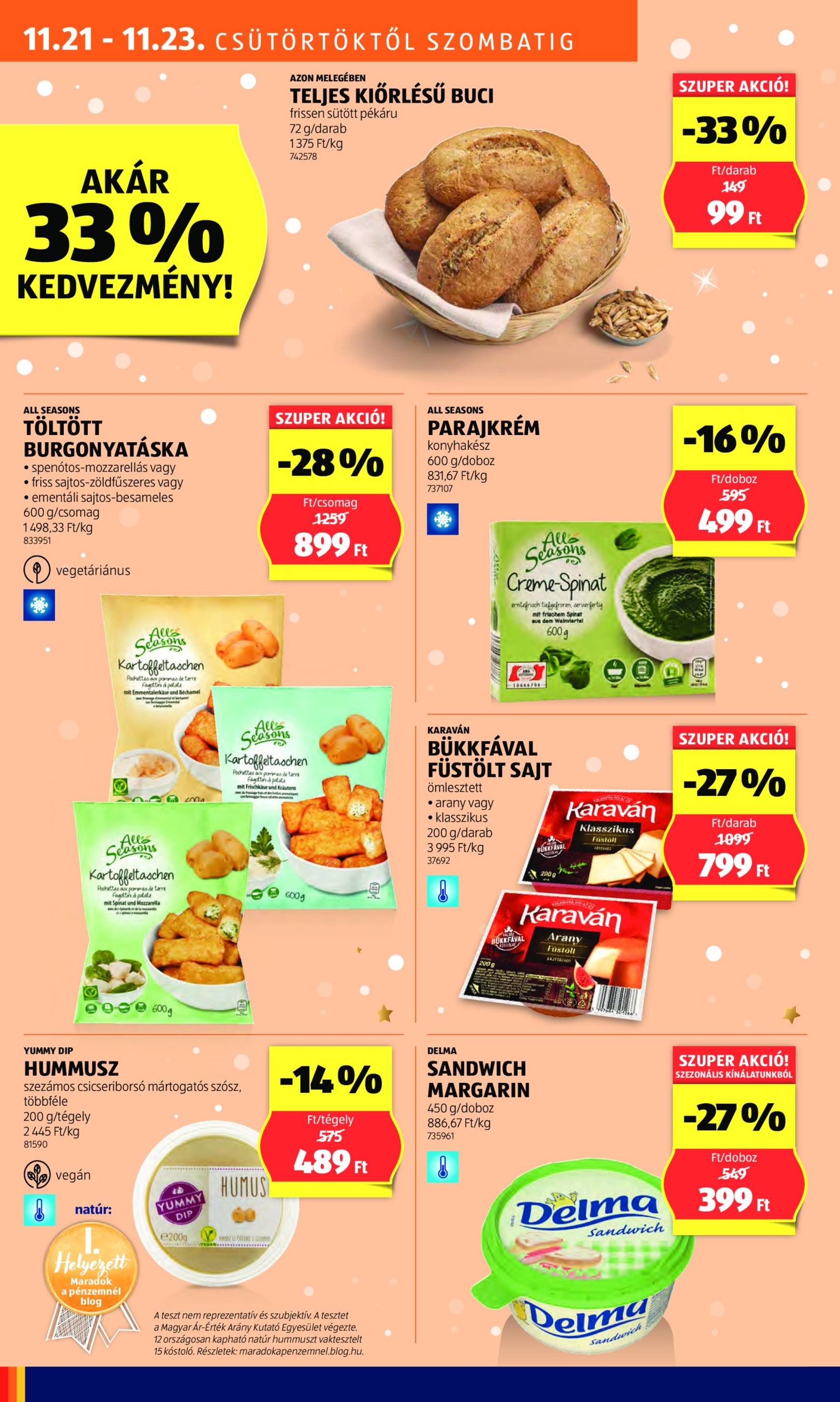 Aldi akciós újság, érvényes 11.21. - 11.27. 14