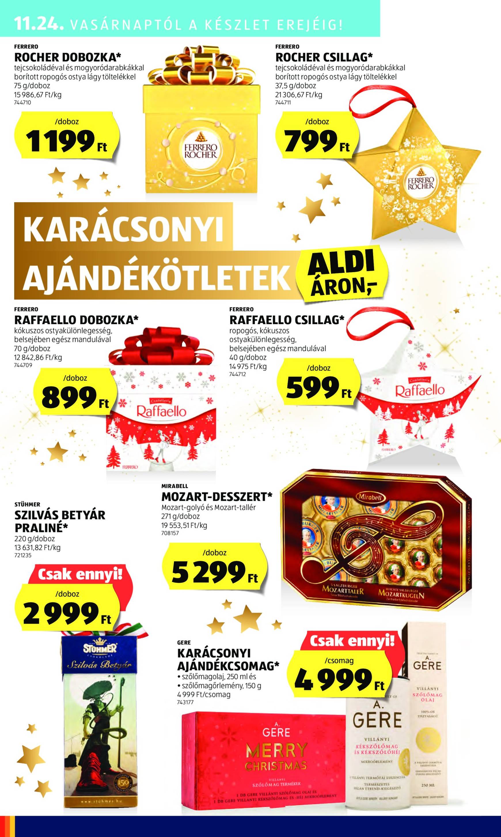 Aldi akciós újság, érvényes 11.21. - 11.27. 60