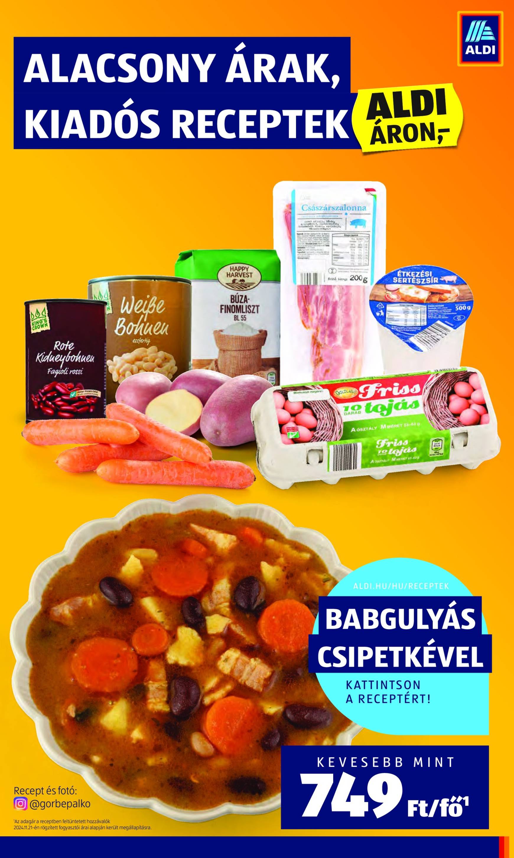 Aldi akciós újság, érvényes 11.21. - 11.27. 21