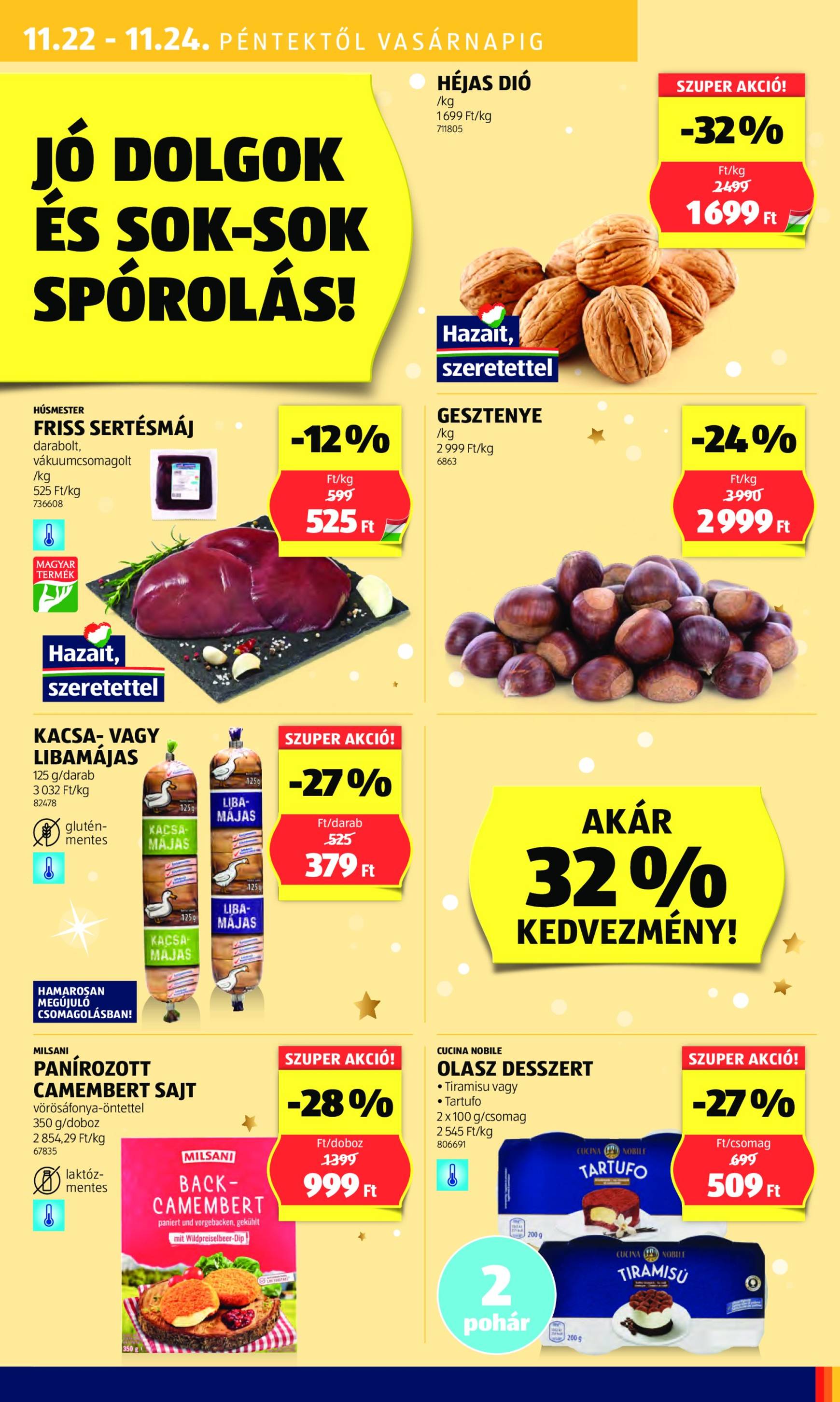 Aldi akciós újság, érvényes 11.21. - 11.27. 69