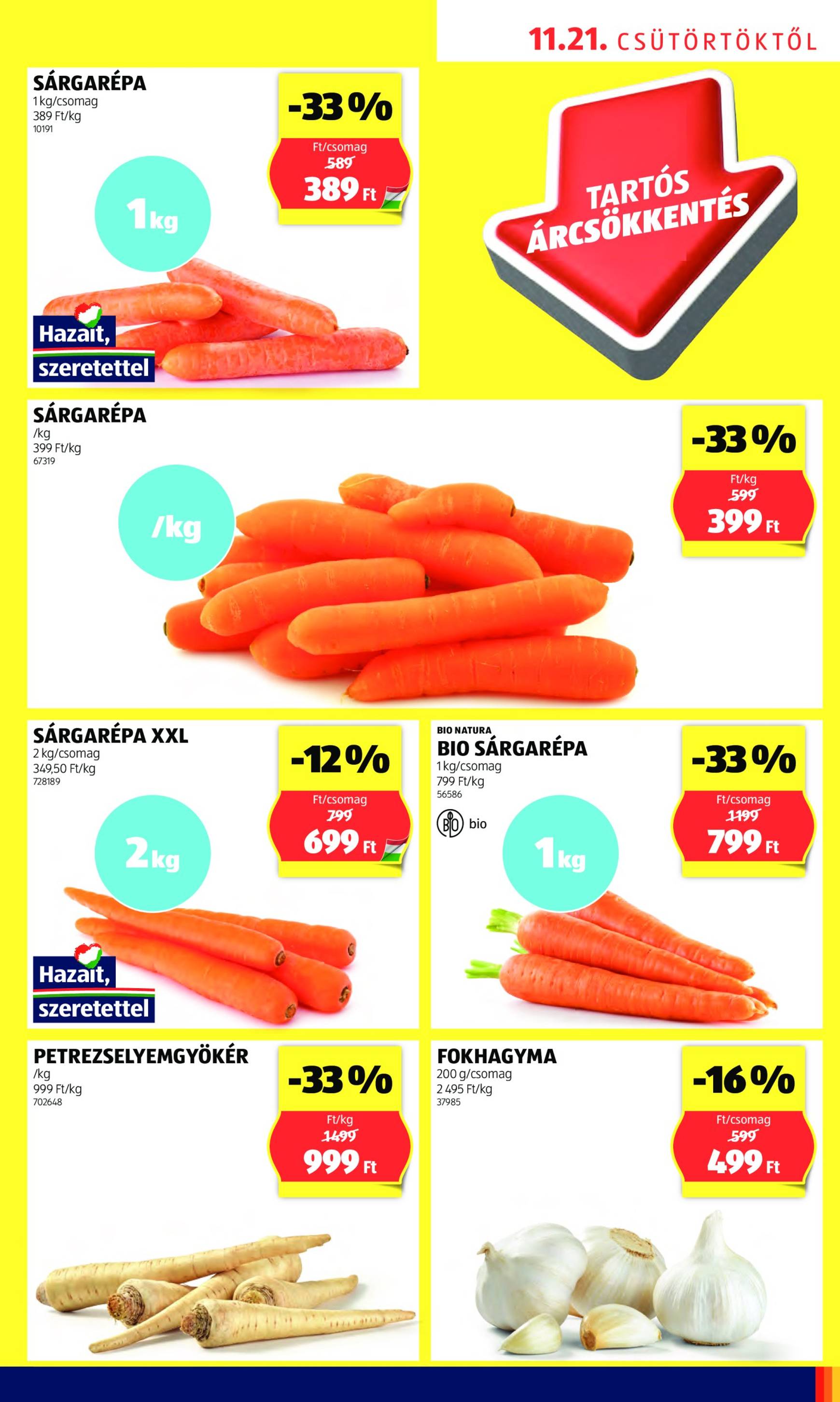 Aldi akciós újság, érvényes 11.21. - 11.27. 11