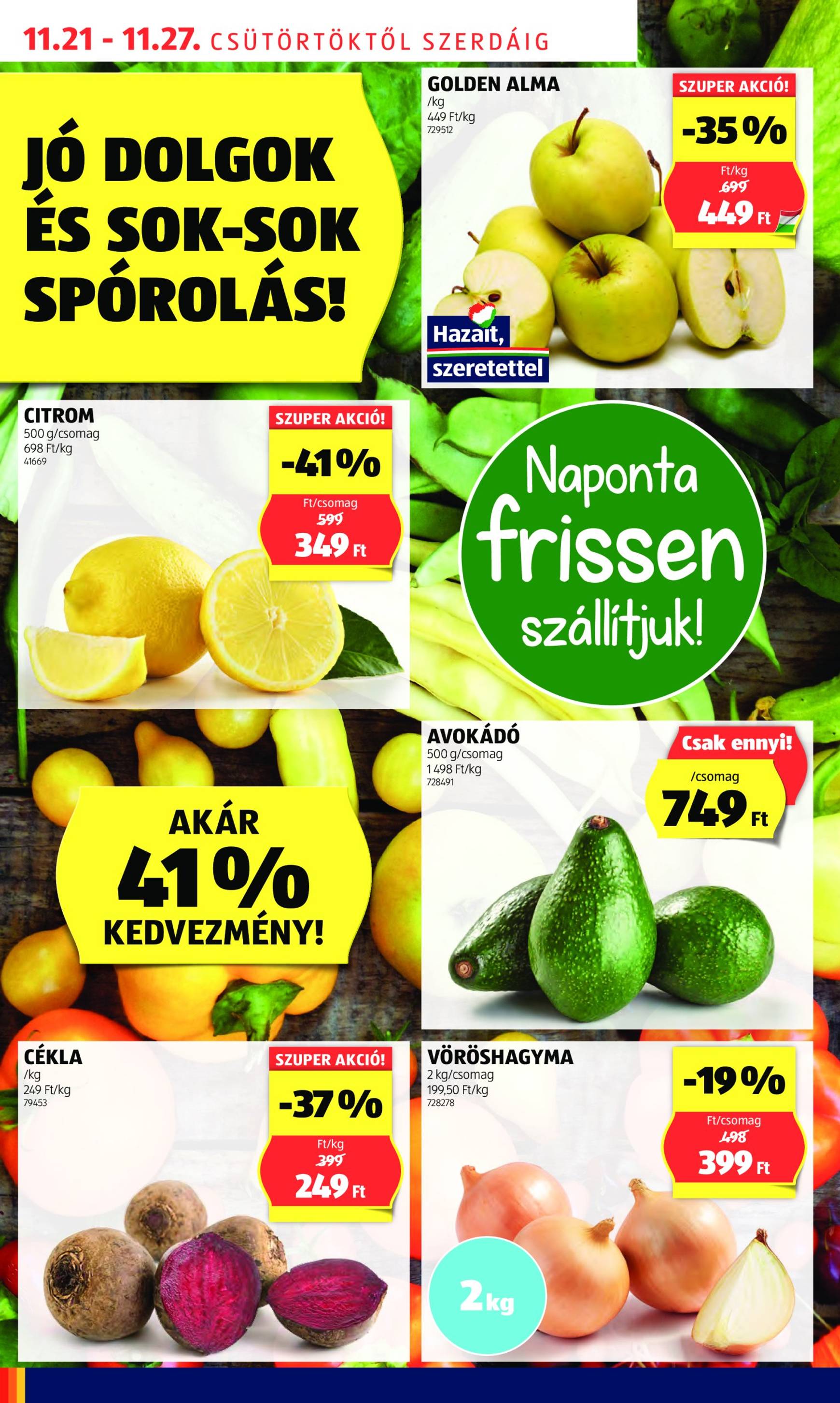 Aldi akciós újság, érvényes 11.21. - 11.27. 4