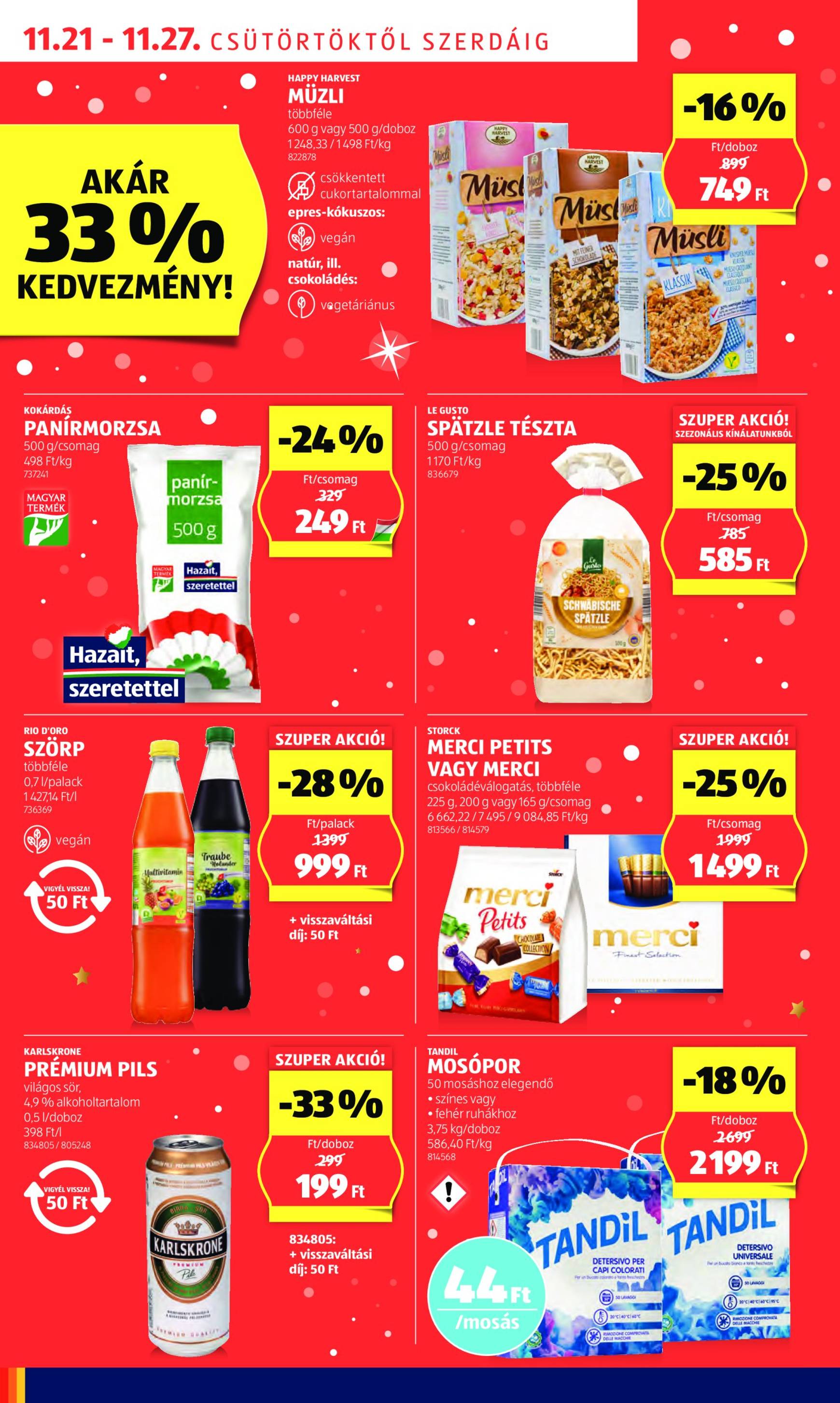 Aldi akciós újság, érvényes 11.21. - 11.27. 6