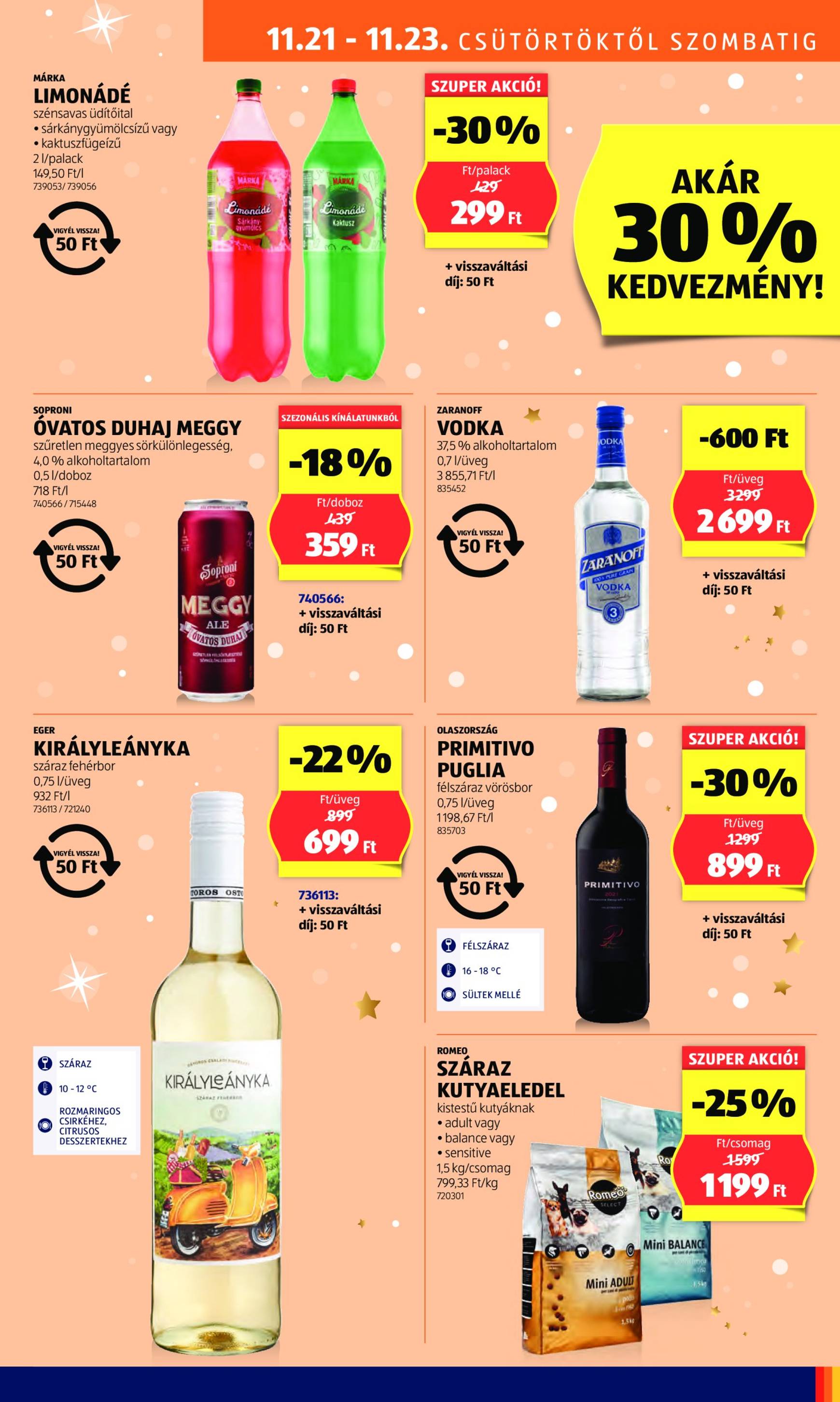 Aldi akciós újság, érvényes 11.21. - 11.27. 17