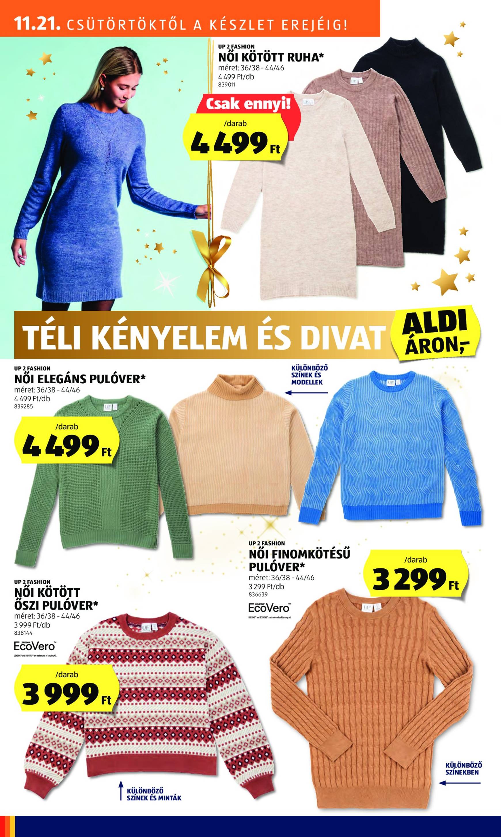 Aldi akciós újság, érvényes 11.21. - 11.27. 34