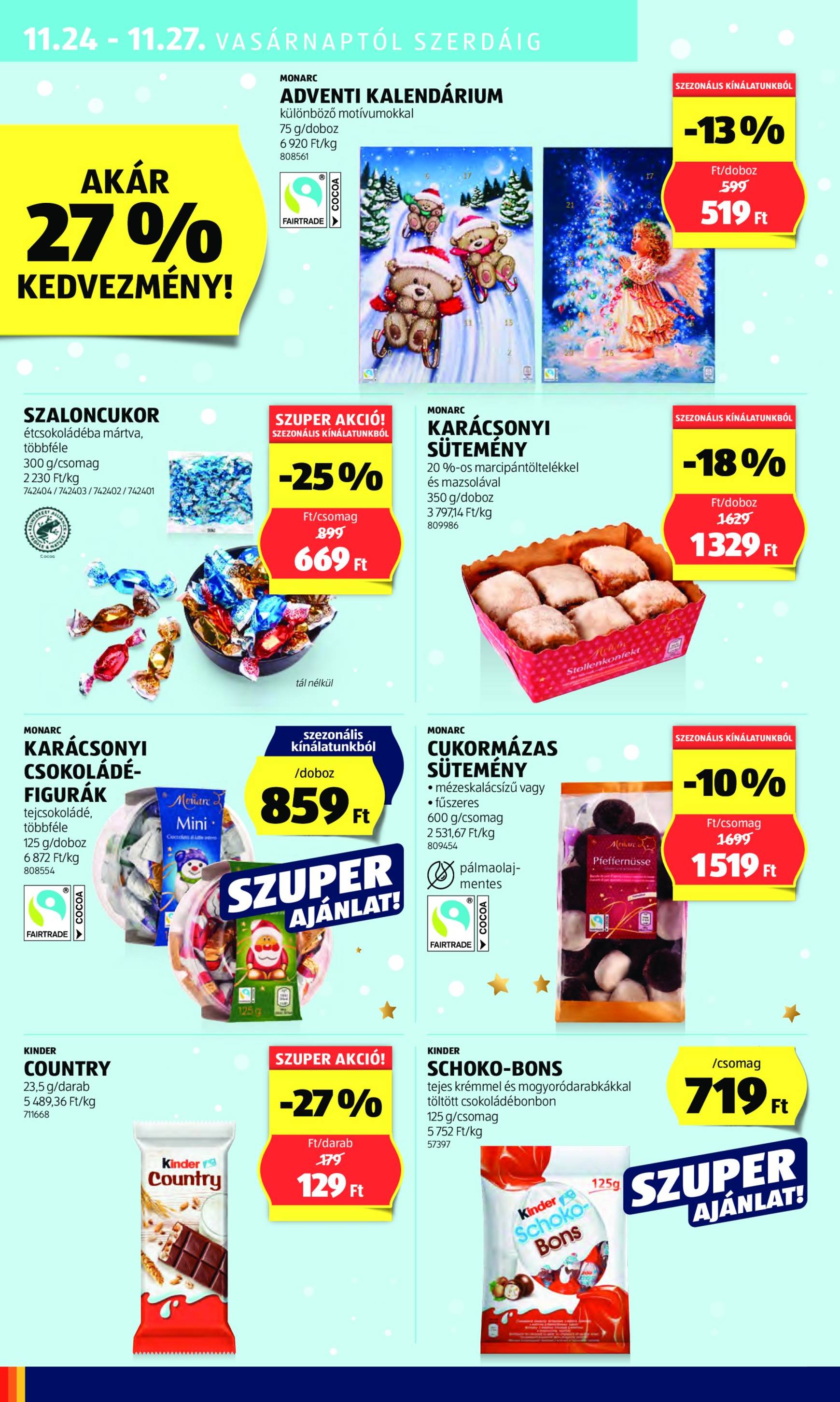 Aldi akciós újság, érvényes 11.21. - 11.27. 46