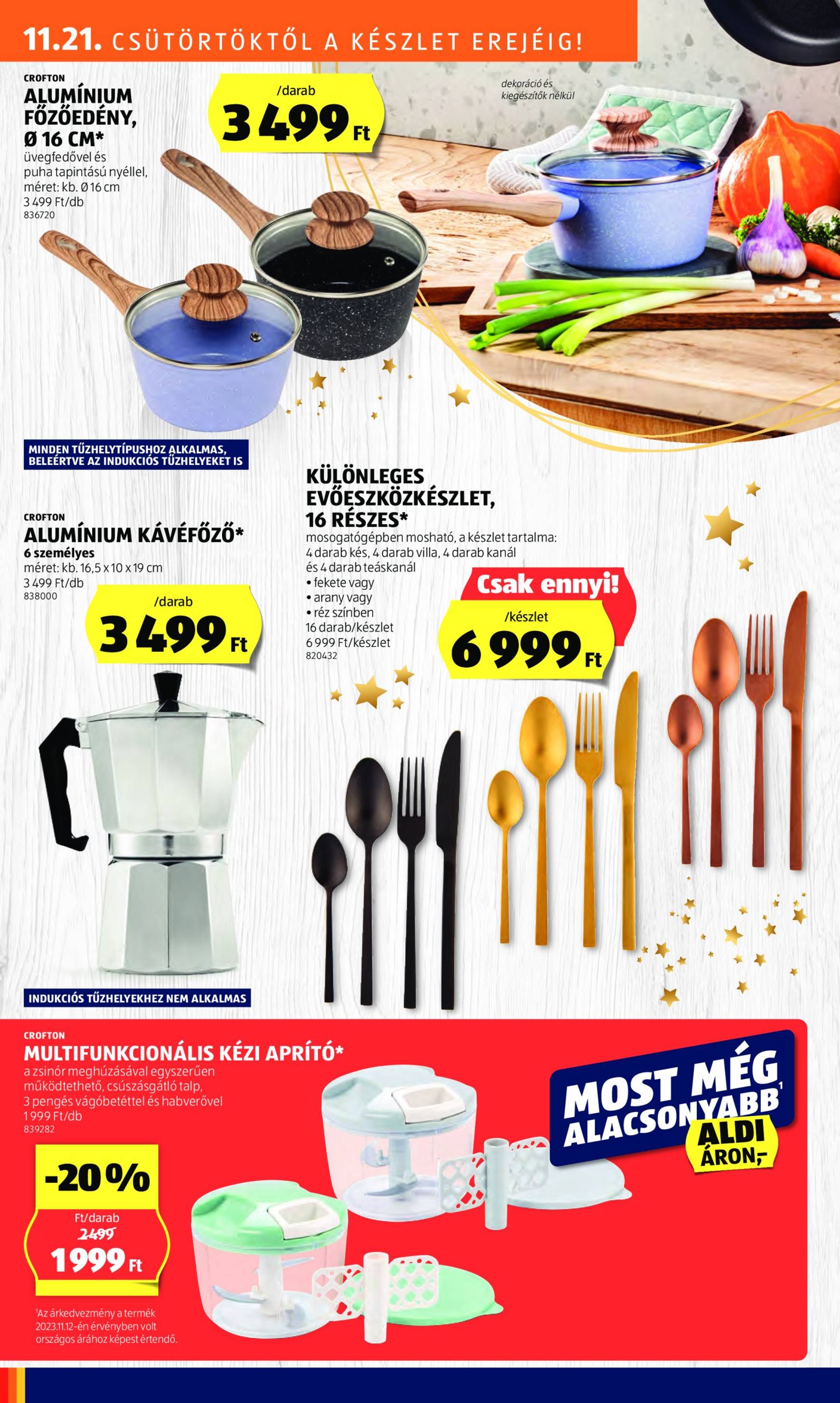 Aldi akciós újság, érvényes 11.21. - 11.27. 30