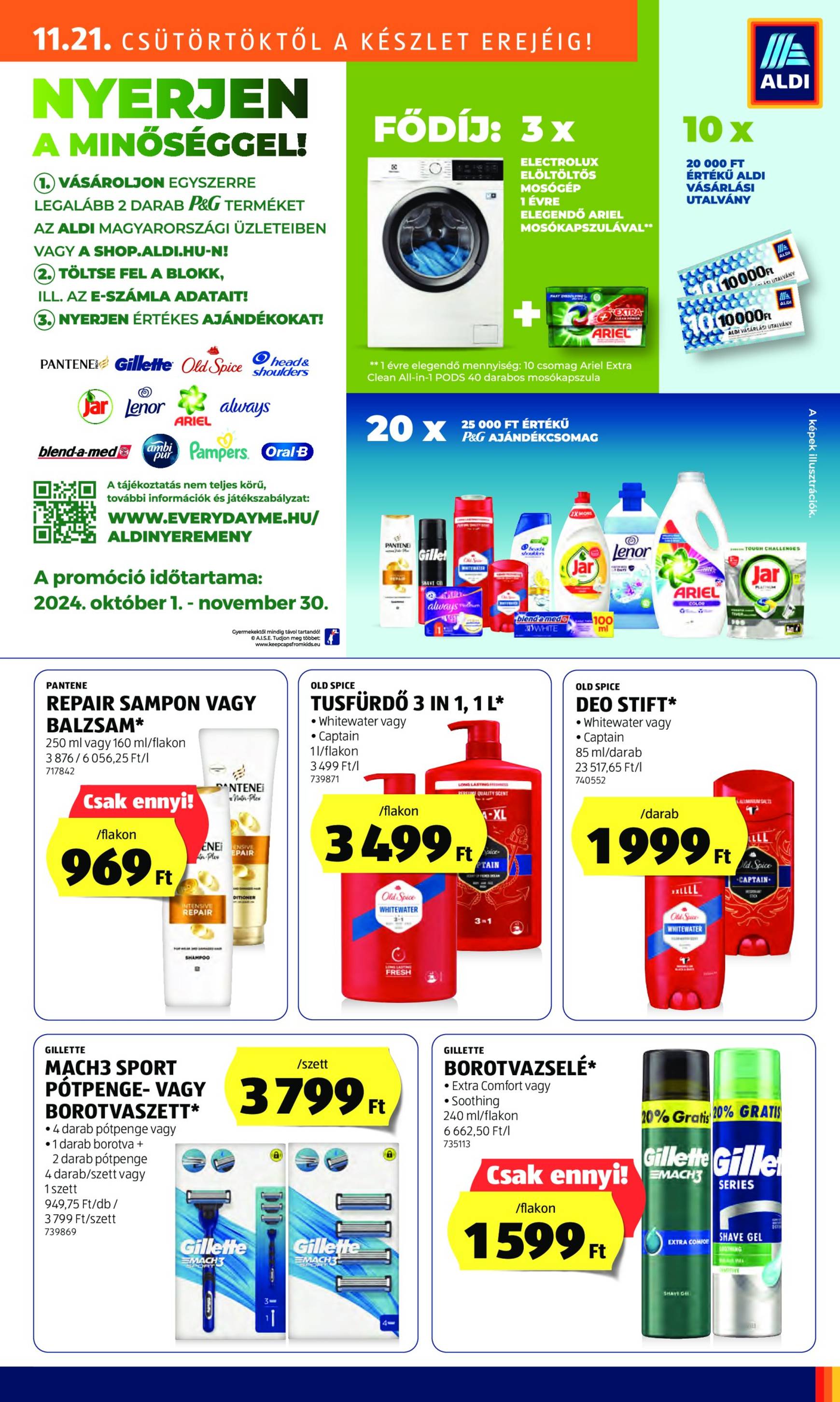 Aldi akciós újság, érvényes 11.21. - 11.27. 37