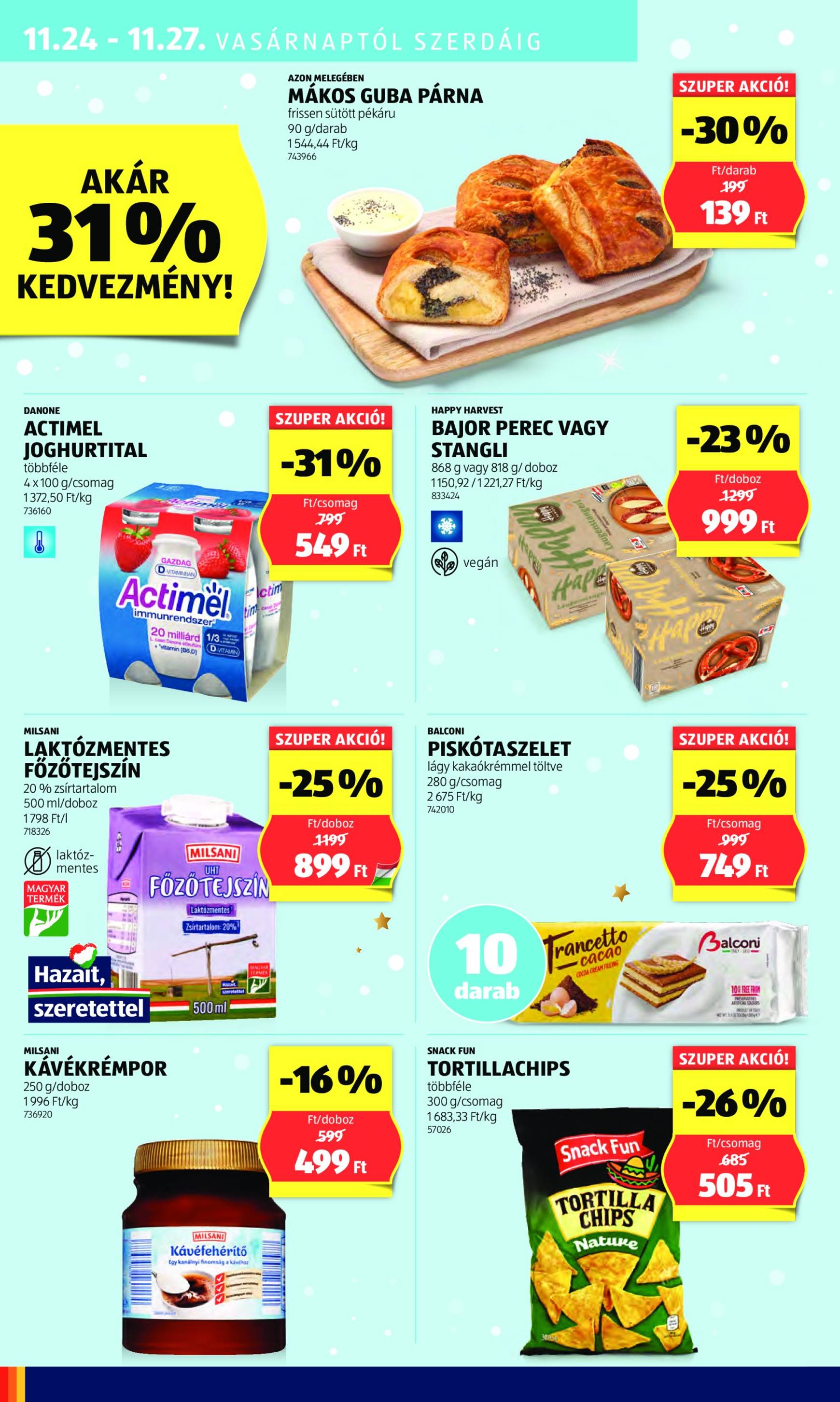 Aldi akciós újság, érvényes 11.21. - 11.27. 44