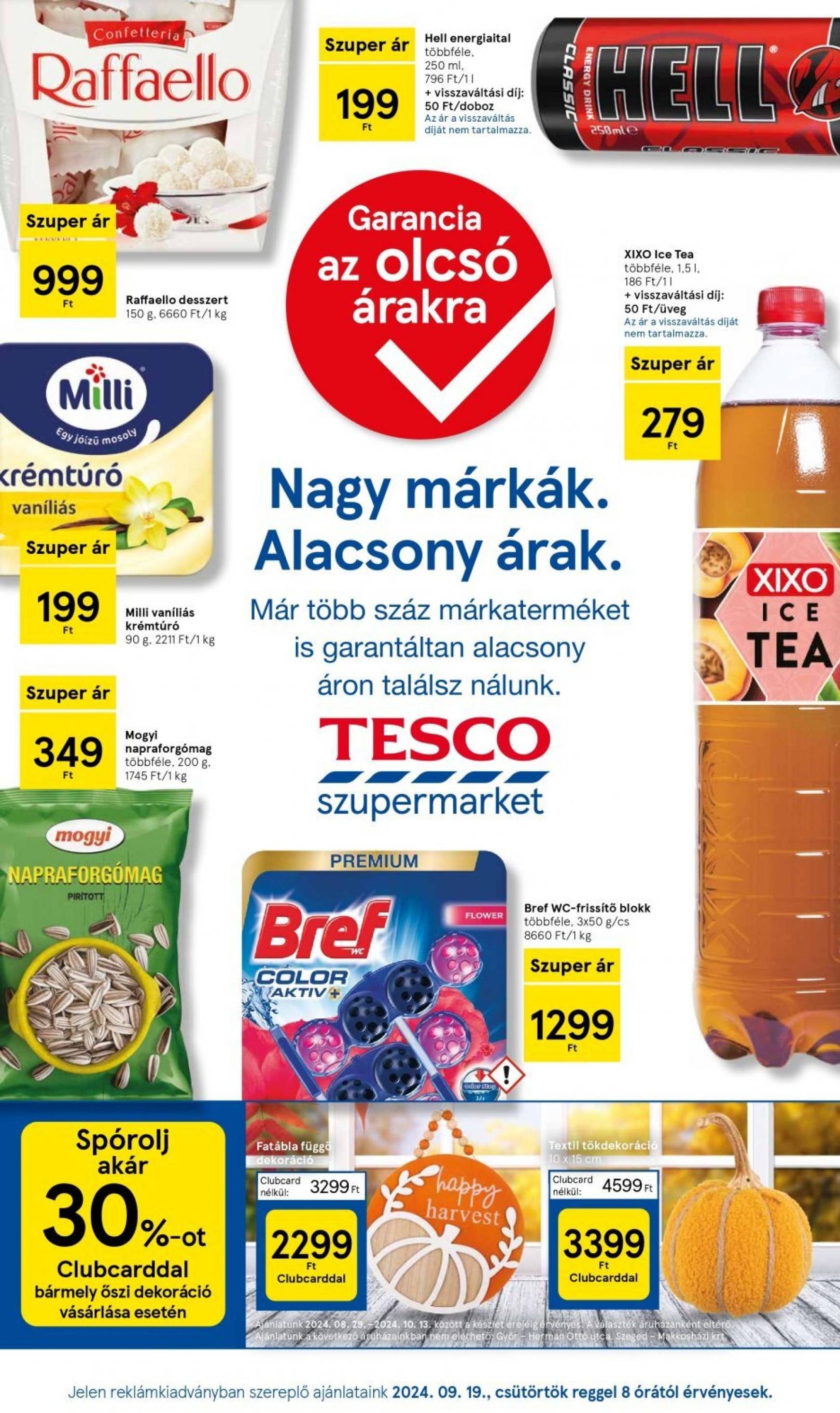 Aktuális újság Tesco Szupermarket 09.19. - 09.25.