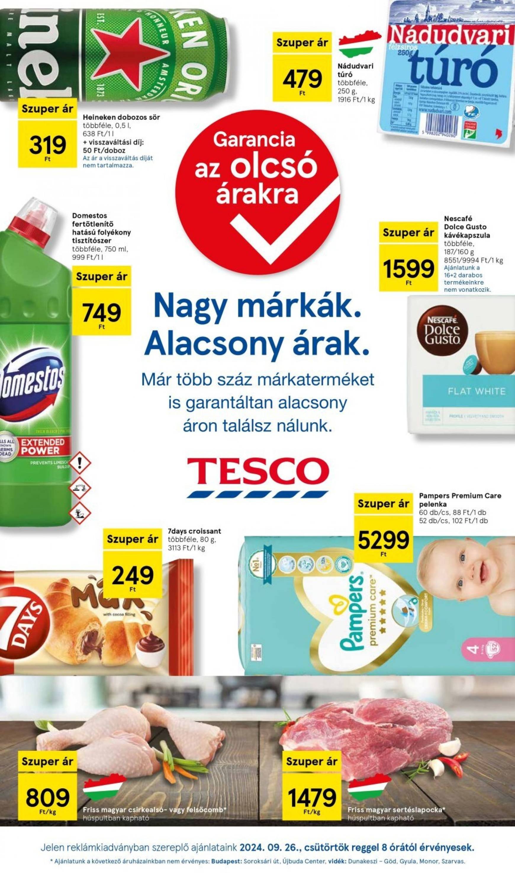 Aktuális újság Tesco 09.26. - 10.01.