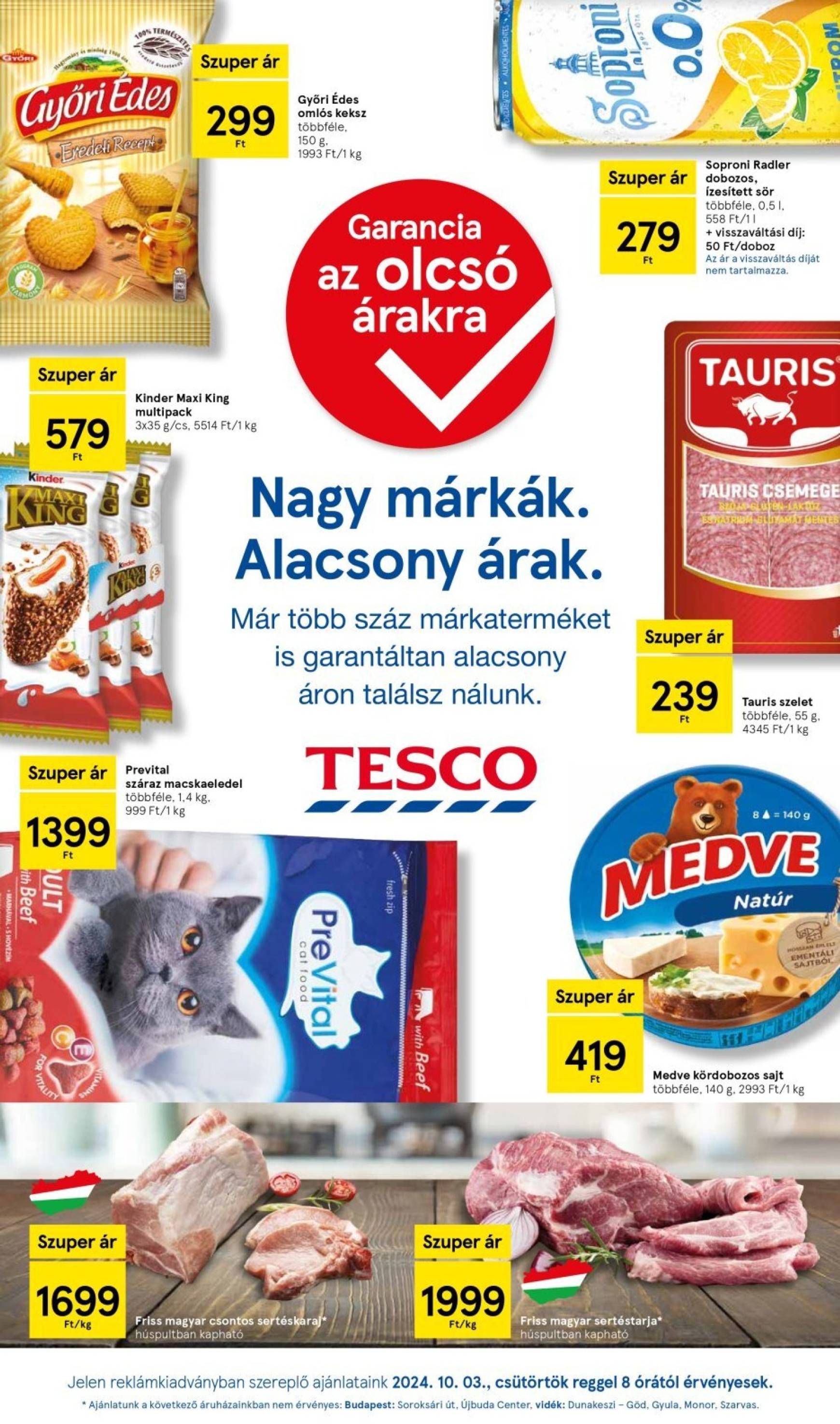 Aktuális újság Tesco 10.03. - 10.09.