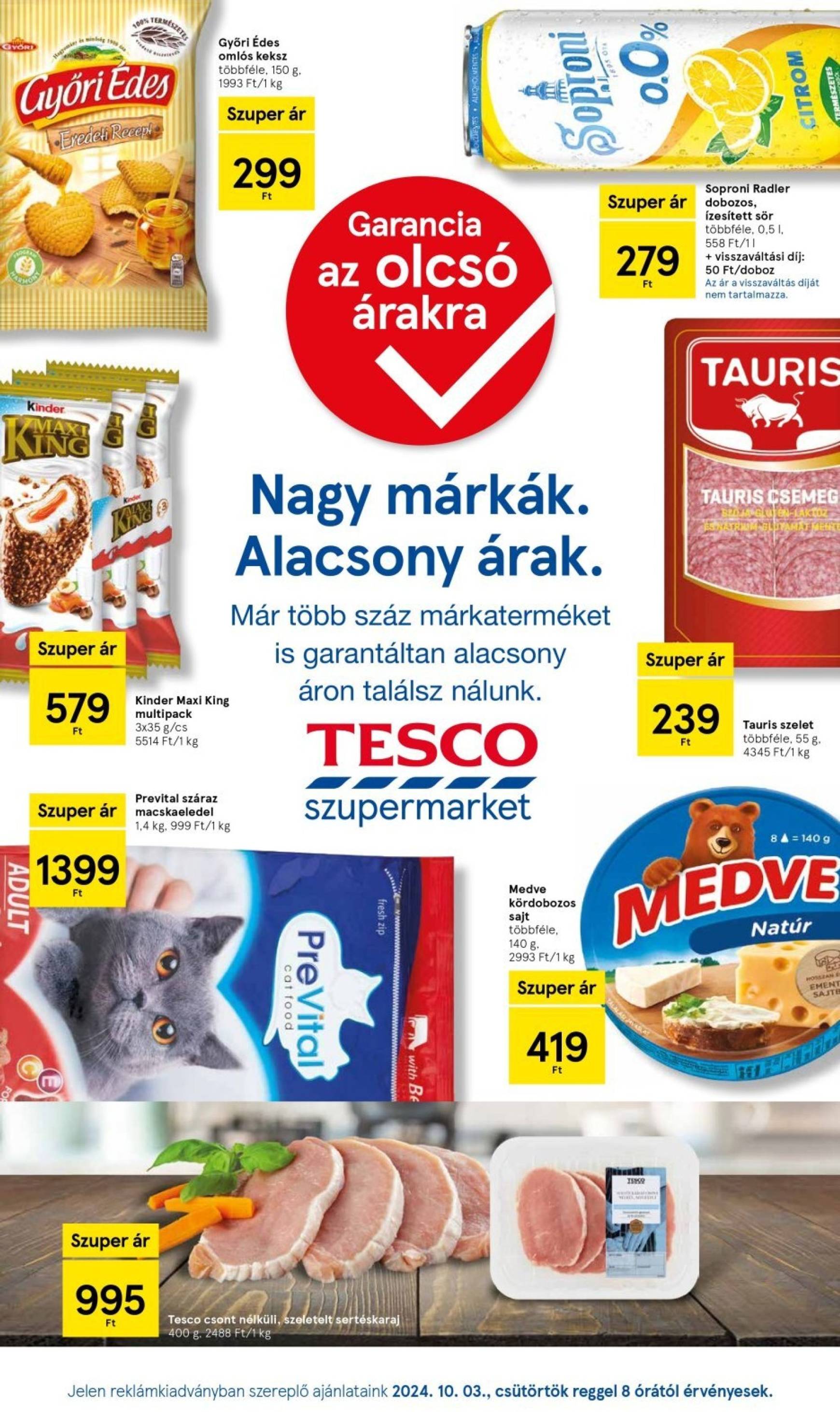 Aktuális újság Tesco Szupermarket 10.03. - 10.09.