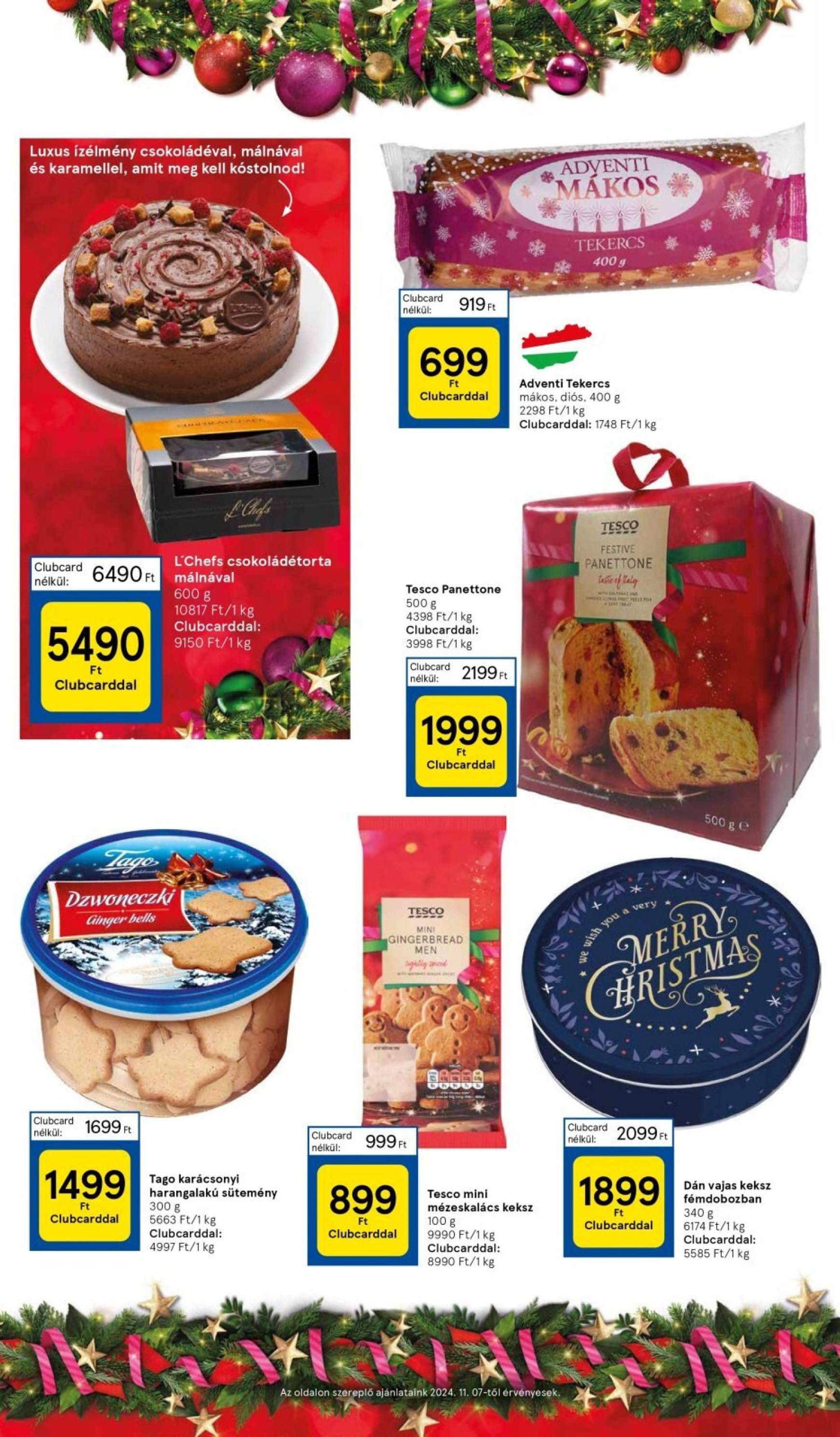 Tesco - Gift akciós újság, érvényes 10.30. - 12.24. 4