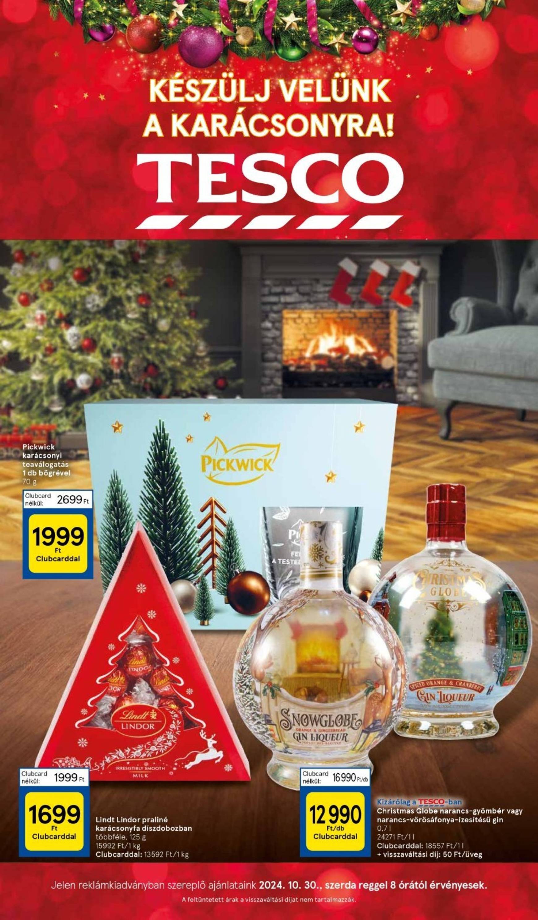 Tesco - Gift akciós újság, érvényes 10.30. - 12.24.