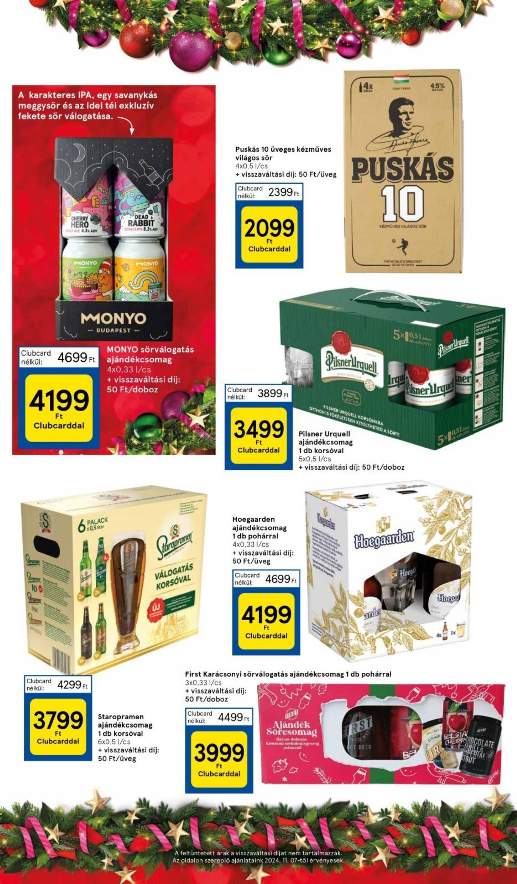 Tesco - Gift akciós újság, érvényes 10.30. - 12.24. 10