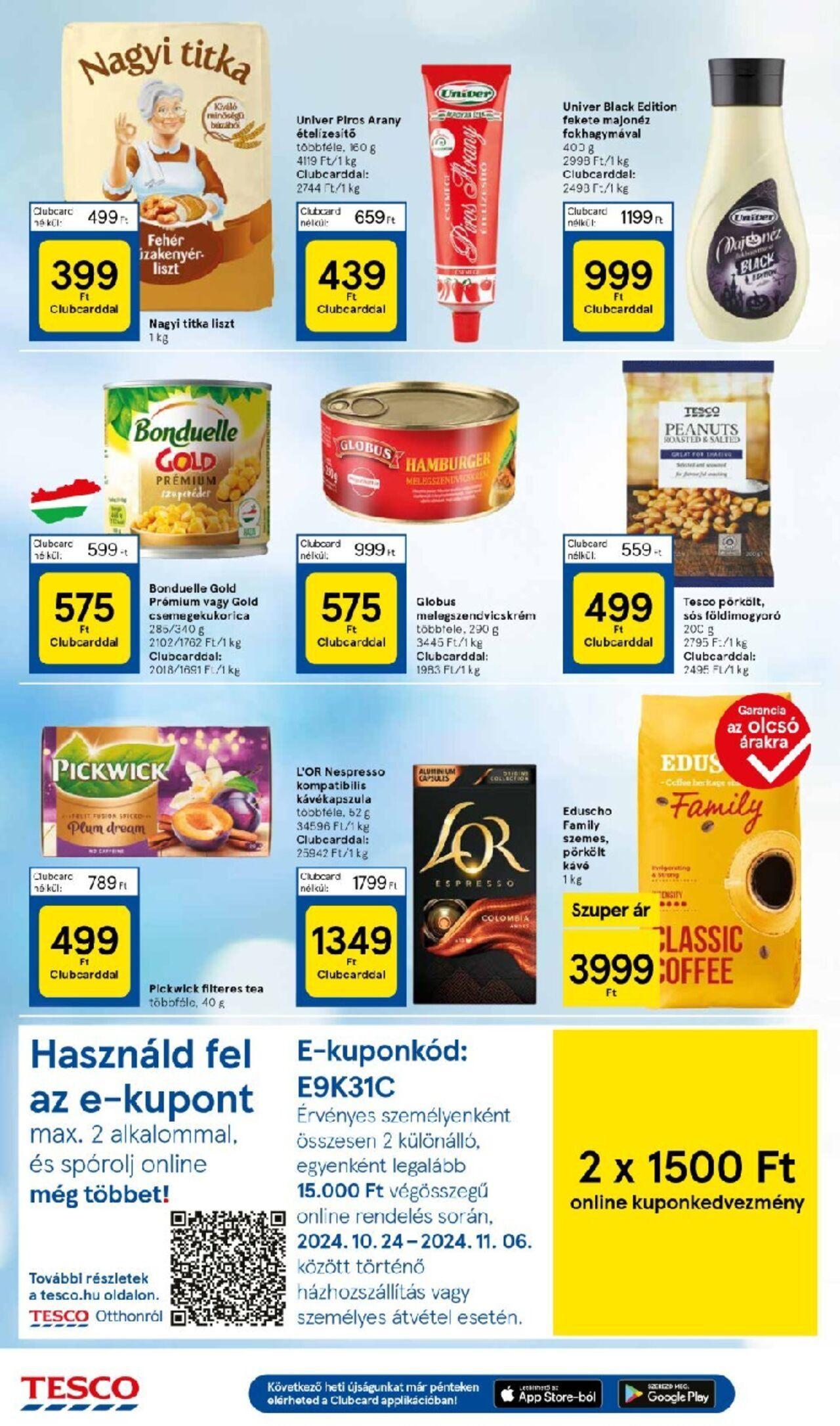 Akciós újság új Tesco 2024.10.31. - 2024.11.06. 6