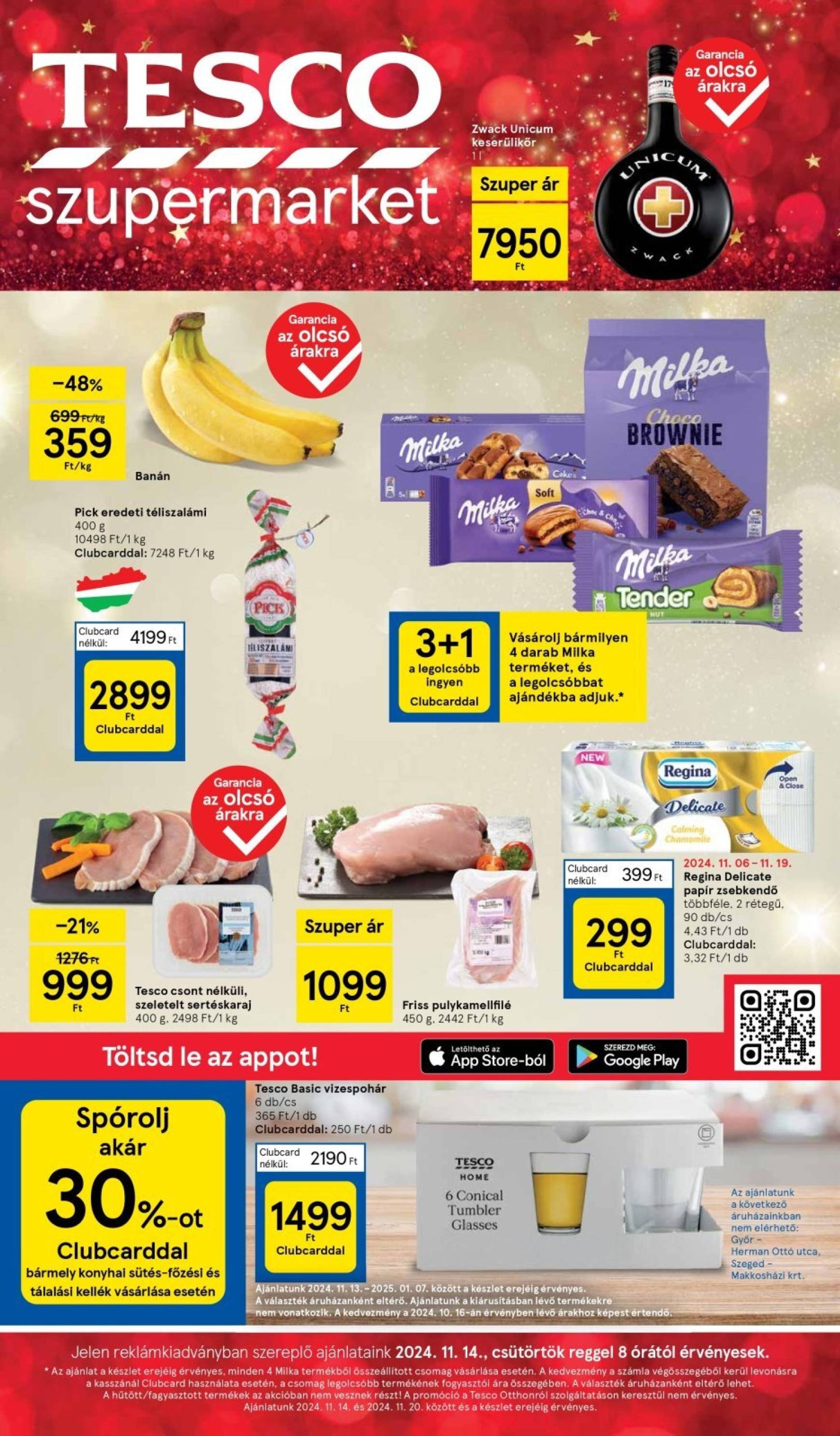 Tesco Szupermarket akciós újság, érvényes 11.14. - 11.20.