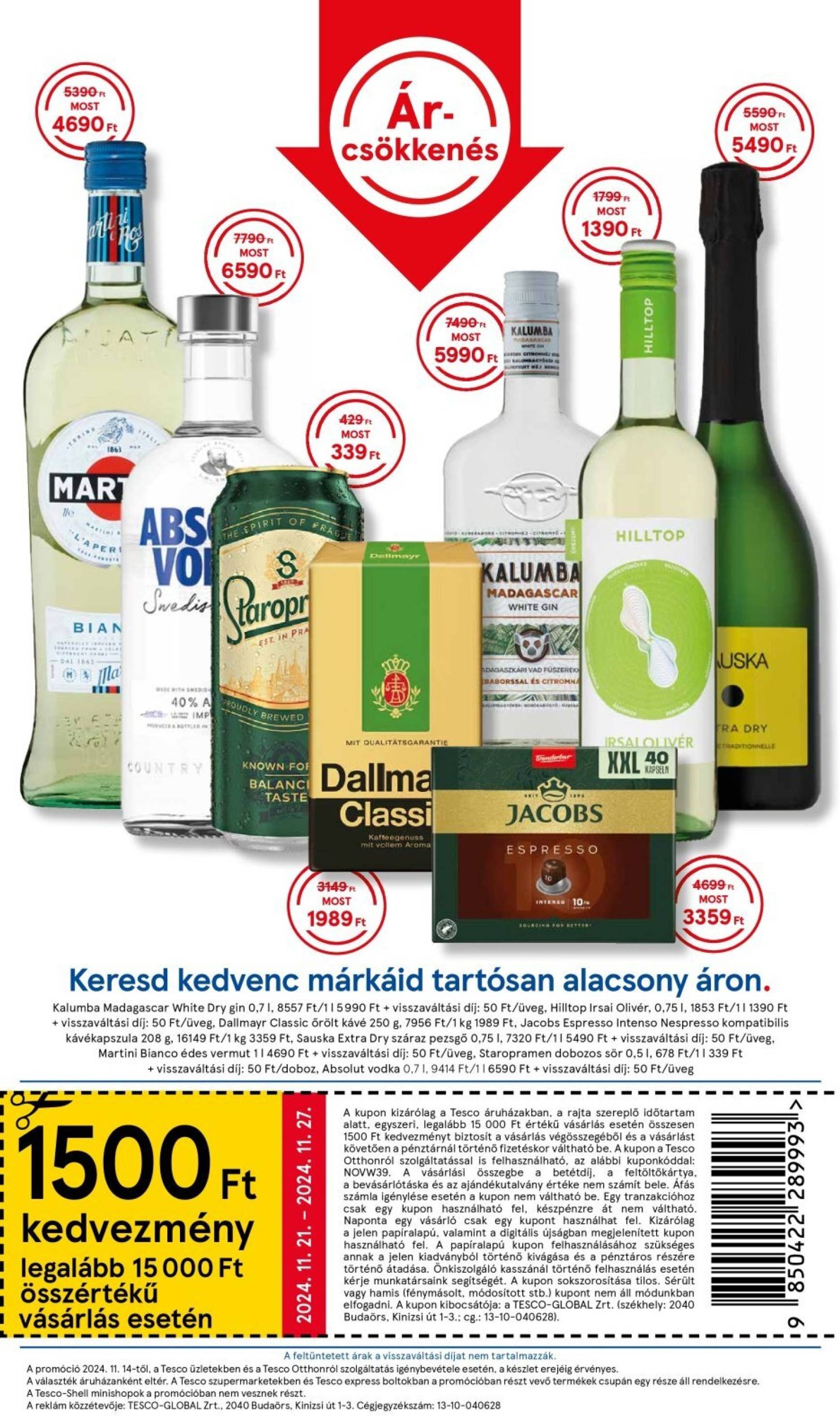 Tesco Szupermarket - Black Friday akciós újság, érvényes 11.21. - 11.27. 5