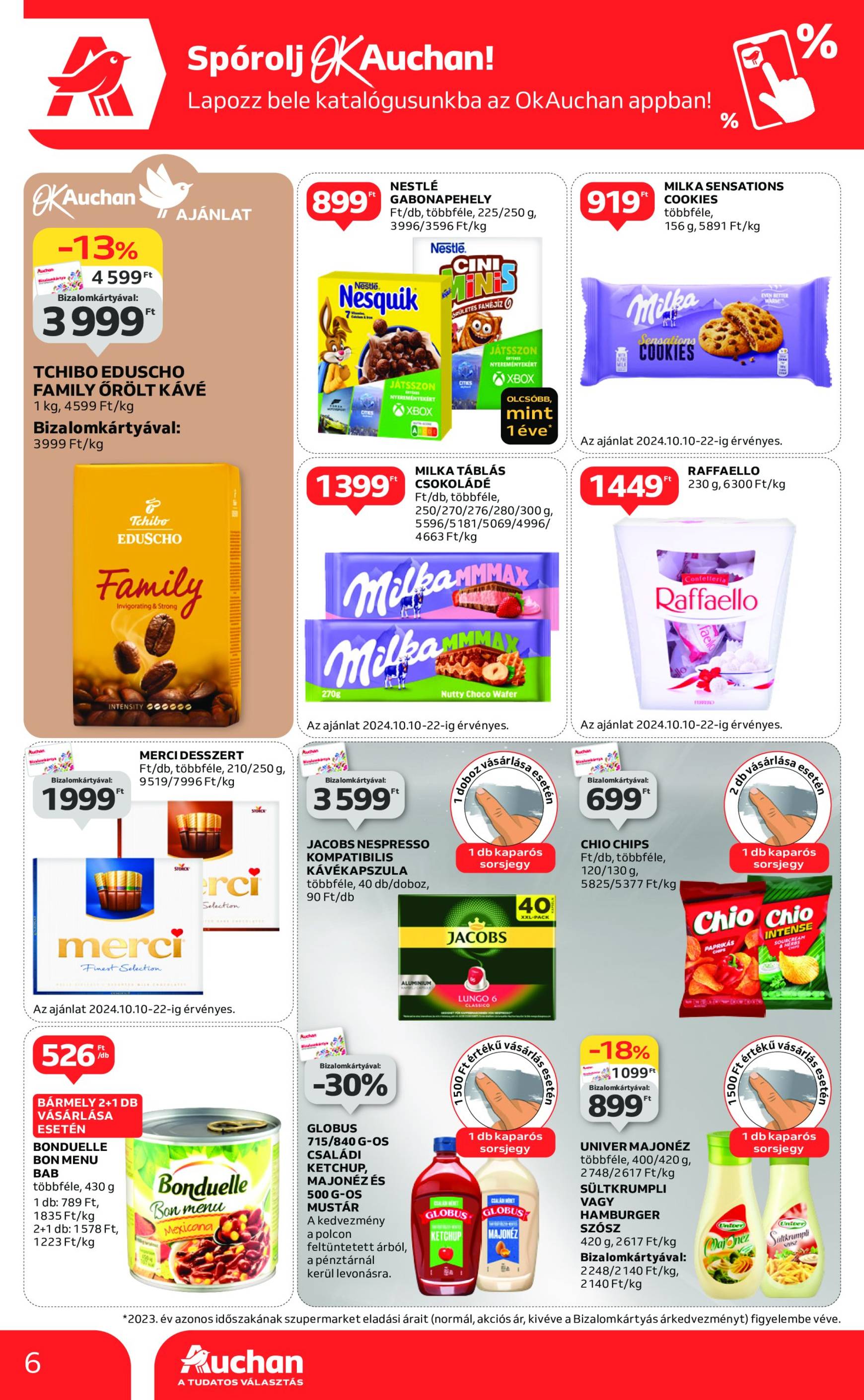 Auchan szupermarket akciós újság érvényes 10.10. - 10.16. 6