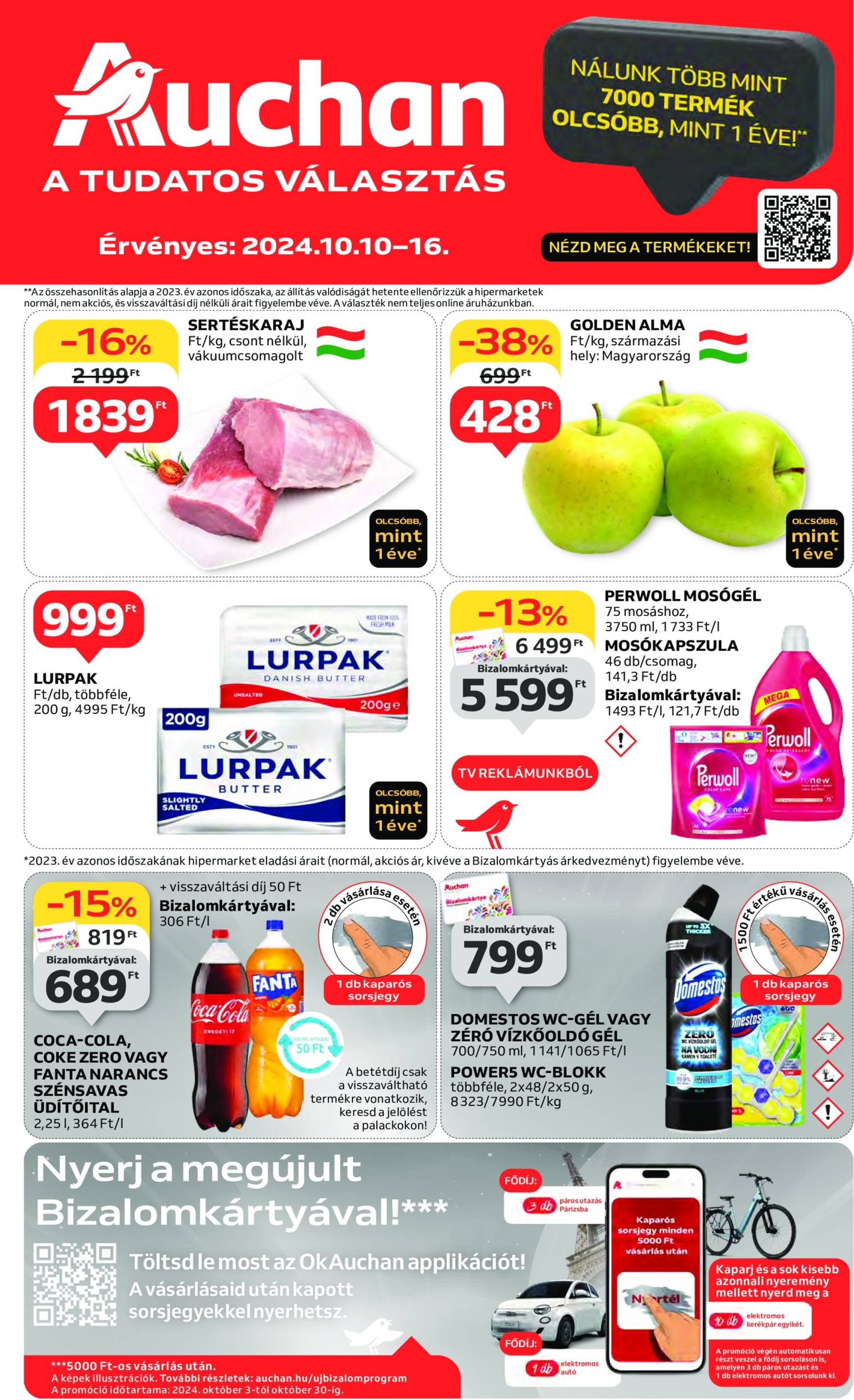 Auchan akciós újság érvényes 10.10. - 10.16.