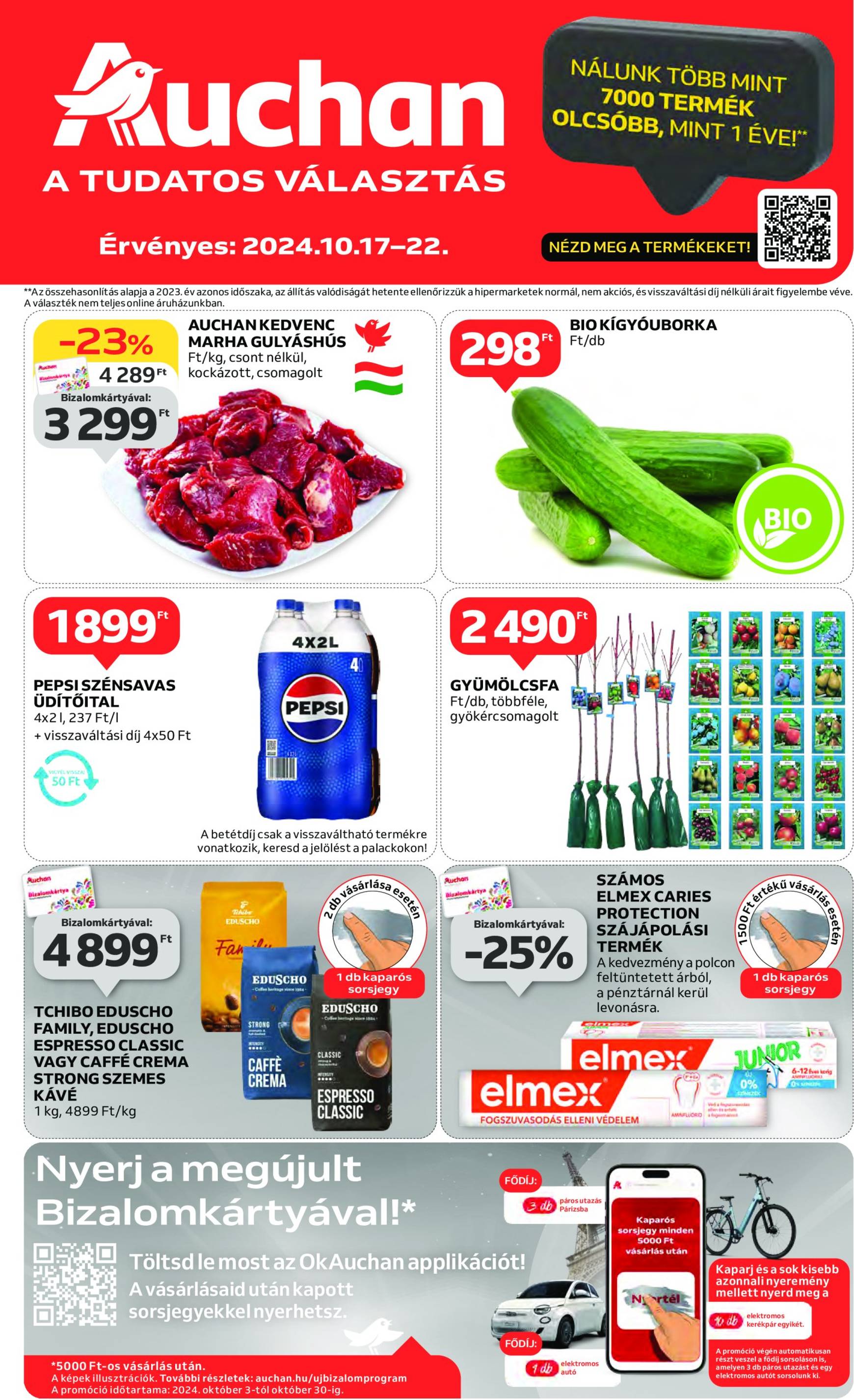 Auchan akciós újság, érvényes 10.17. - 10.22.