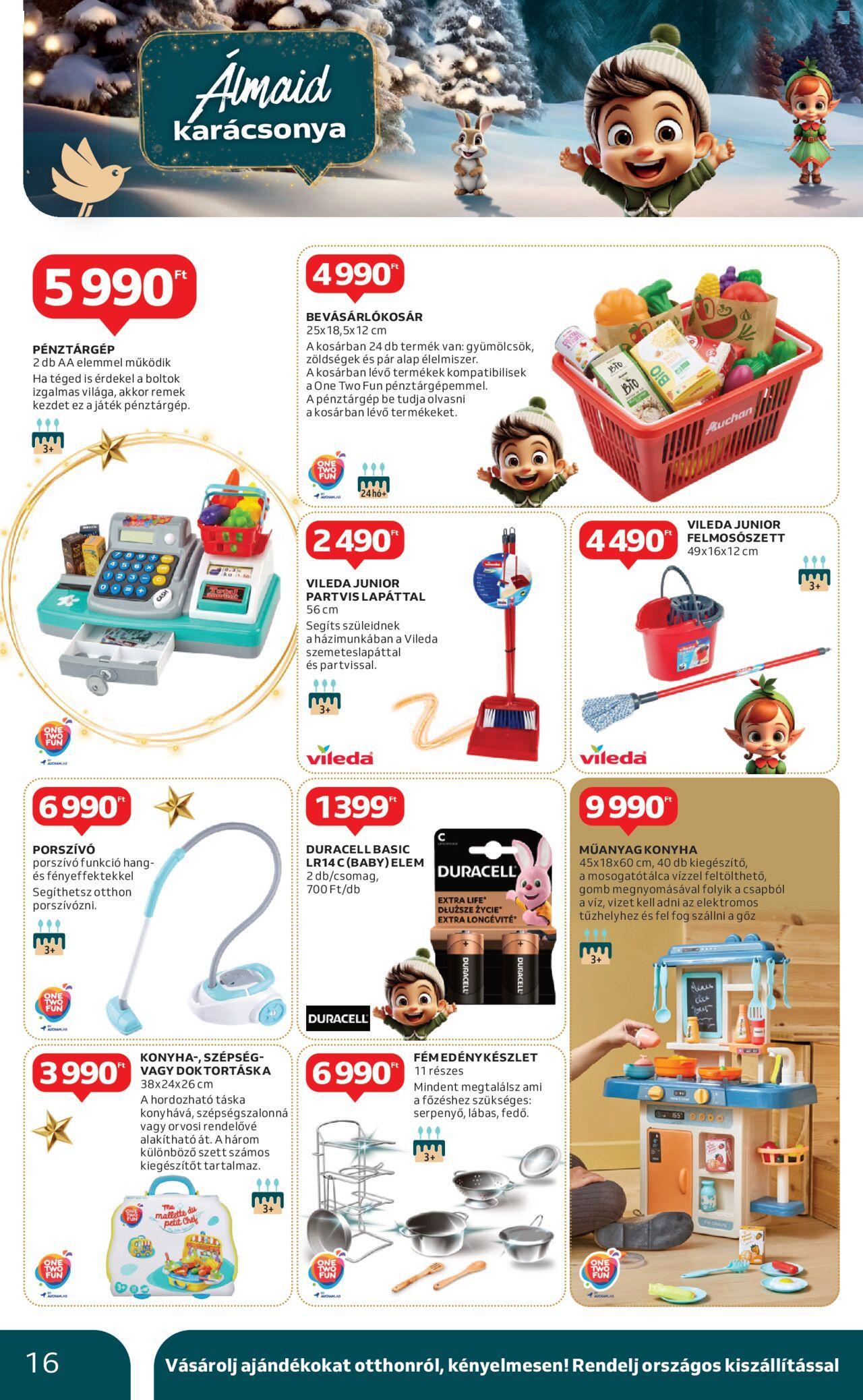 Akciós újság új Auchan 2024.10.24. - 2024.11.27. 16