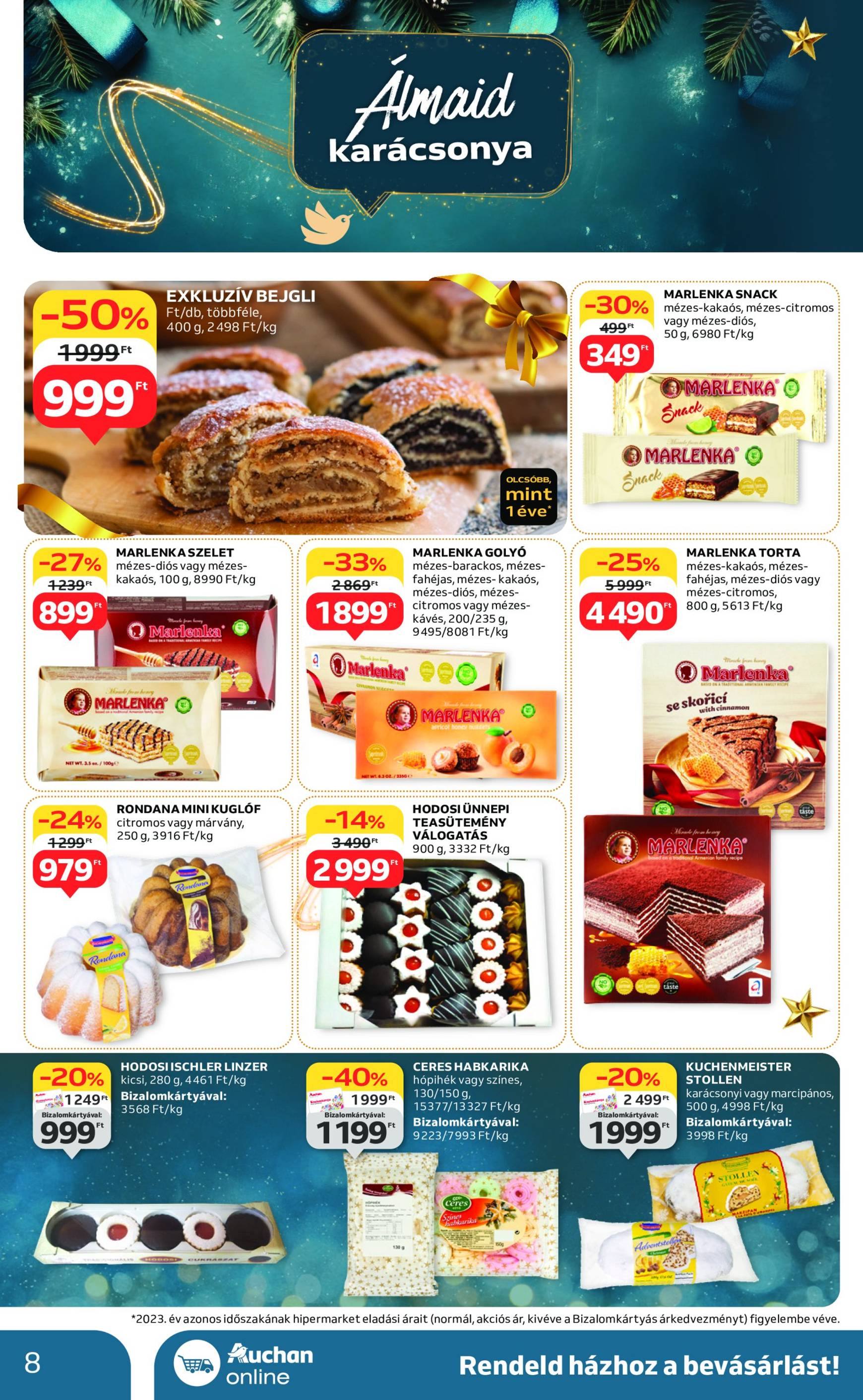 Auchan - Karácsonyi ajánlataink akciós újság, érvényes 11.21. - 12.24. 8