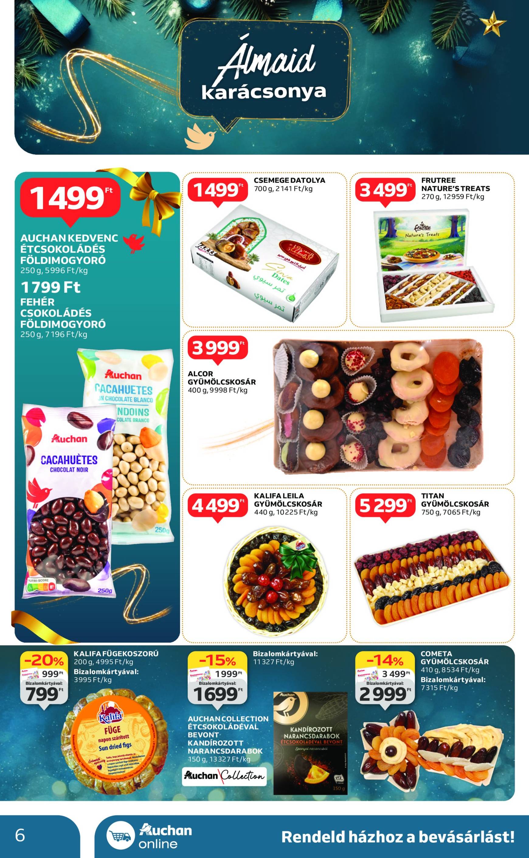 Auchan - Karácsonyi ajánlataink akciós újság, érvényes 11.21. - 12.24. 6