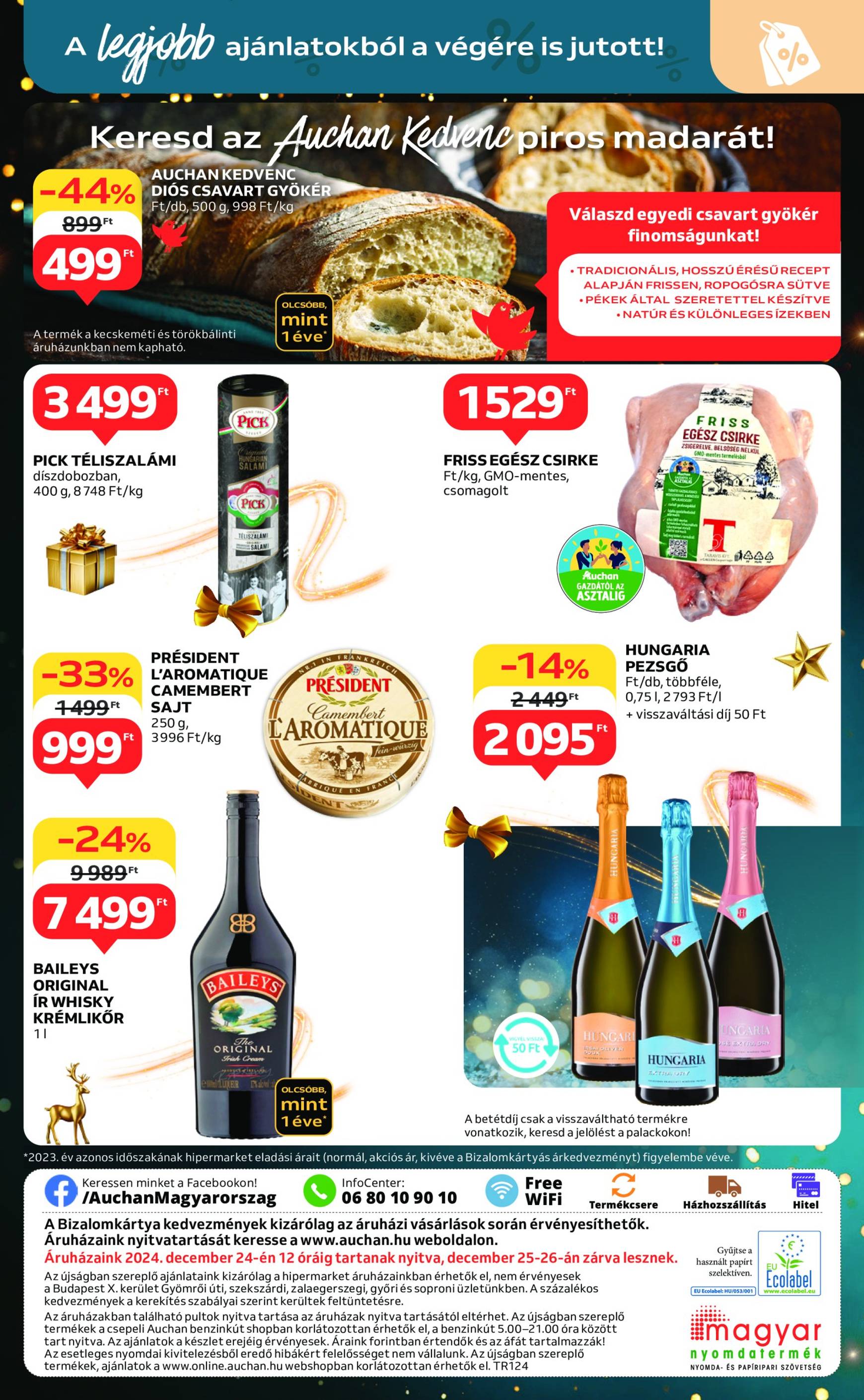 Auchan - Karácsonyi ajánlataink akciós újság, érvényes 11.21. - 12.24. 34